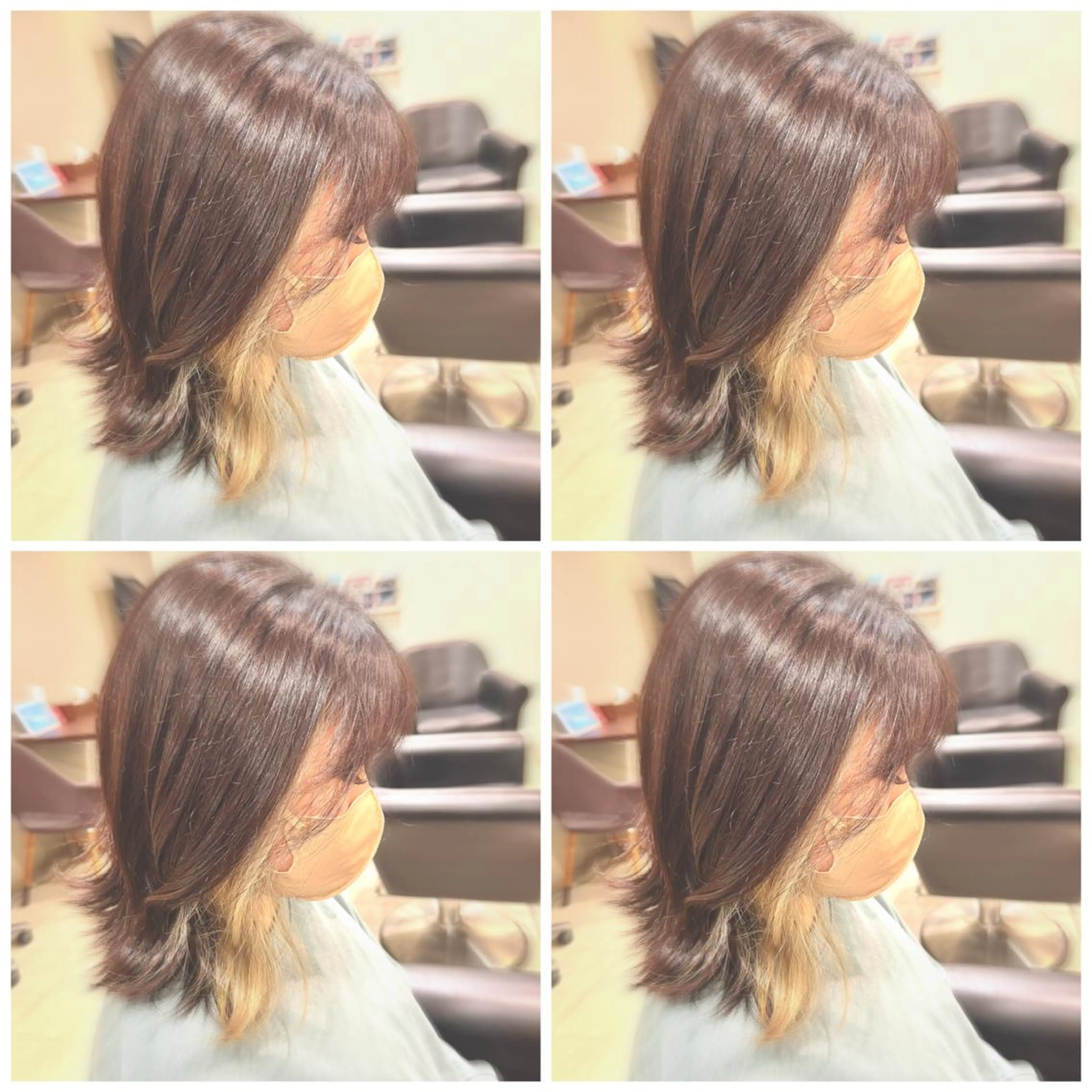 ミディアム カラー 心斎橋メンズサロン リベルテグリットのヘアスタイル