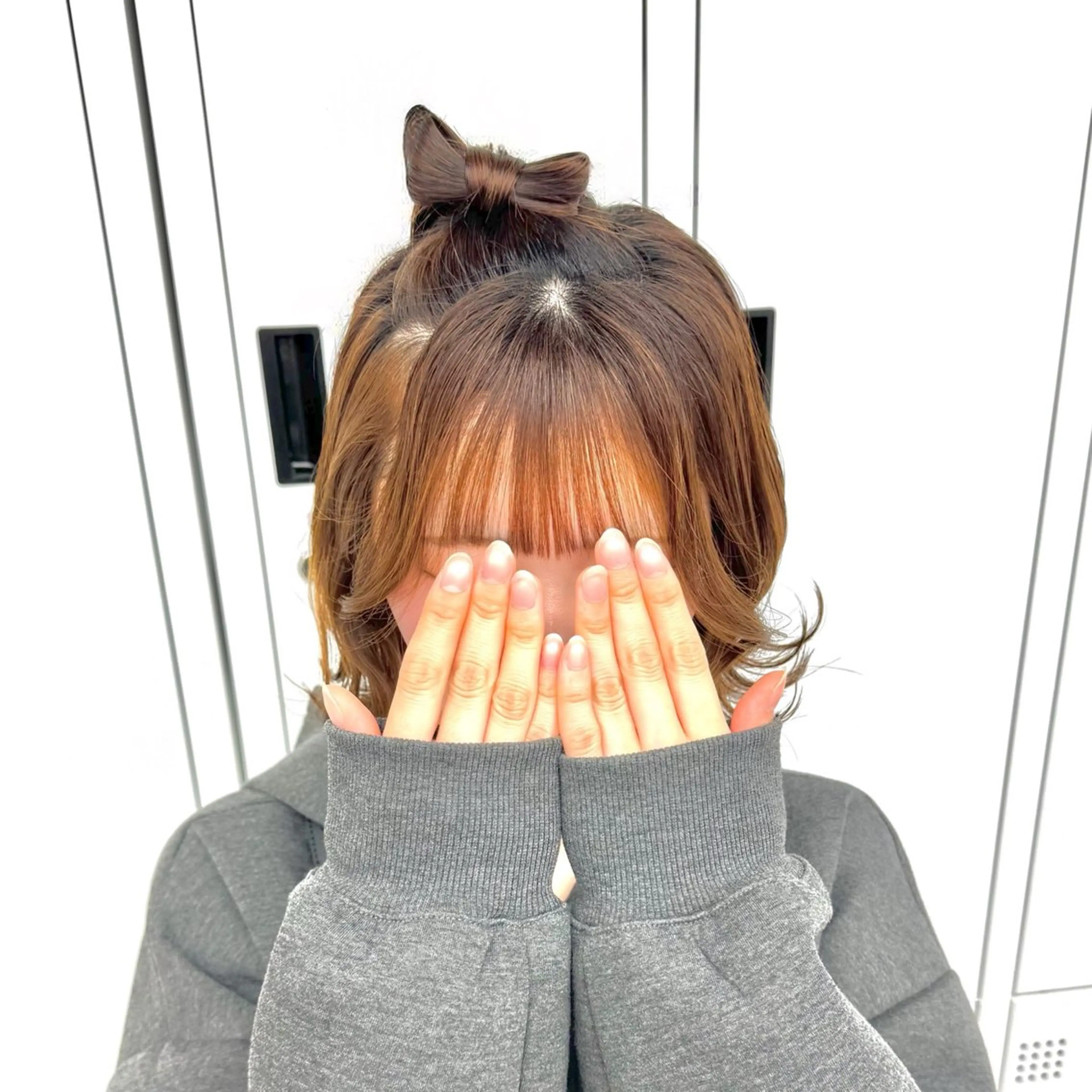 ミディアム ヘアアレンジ ヘアセット ヘアメ🎀推しカラー 🥣横浜/しほ🧸のヘアスタイル