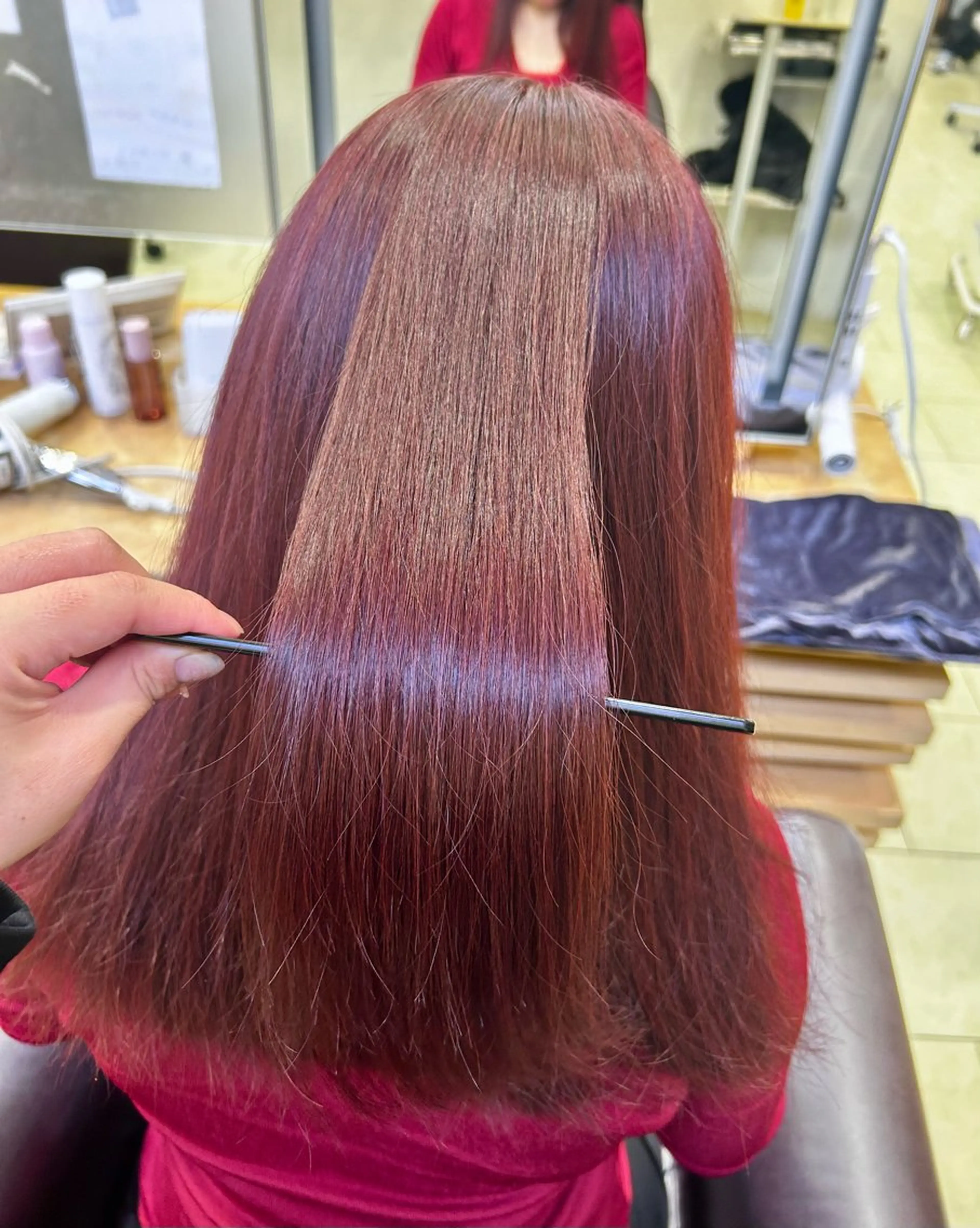 セミロング カラー ヘアカラー airi🌺カラー /特殊ヘア⛓️🖤のヘアスタイル