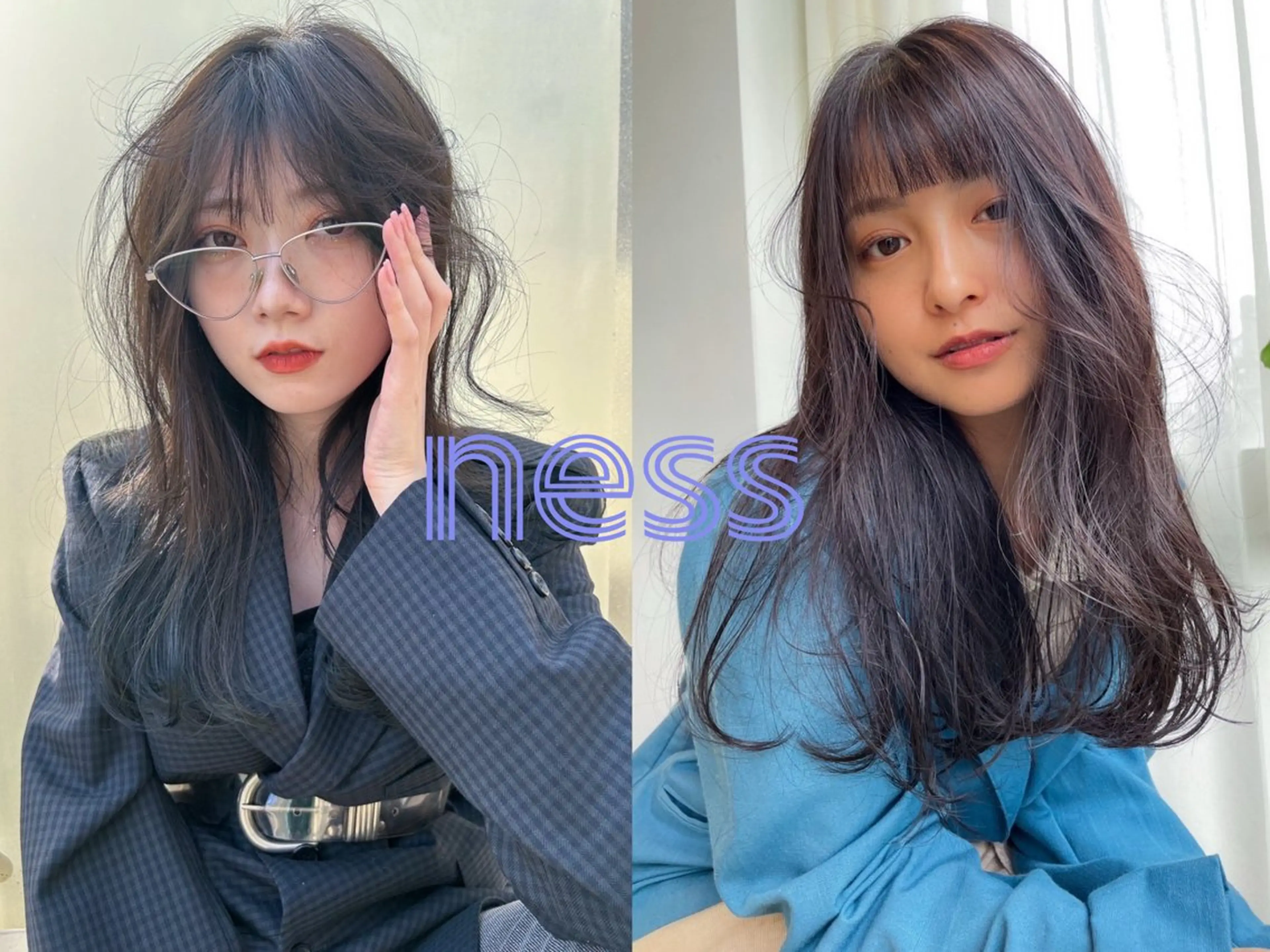 ロング カット ヘアカラー トリートメント ness🎖️ カミカリスマ受賞のヘアスタイル