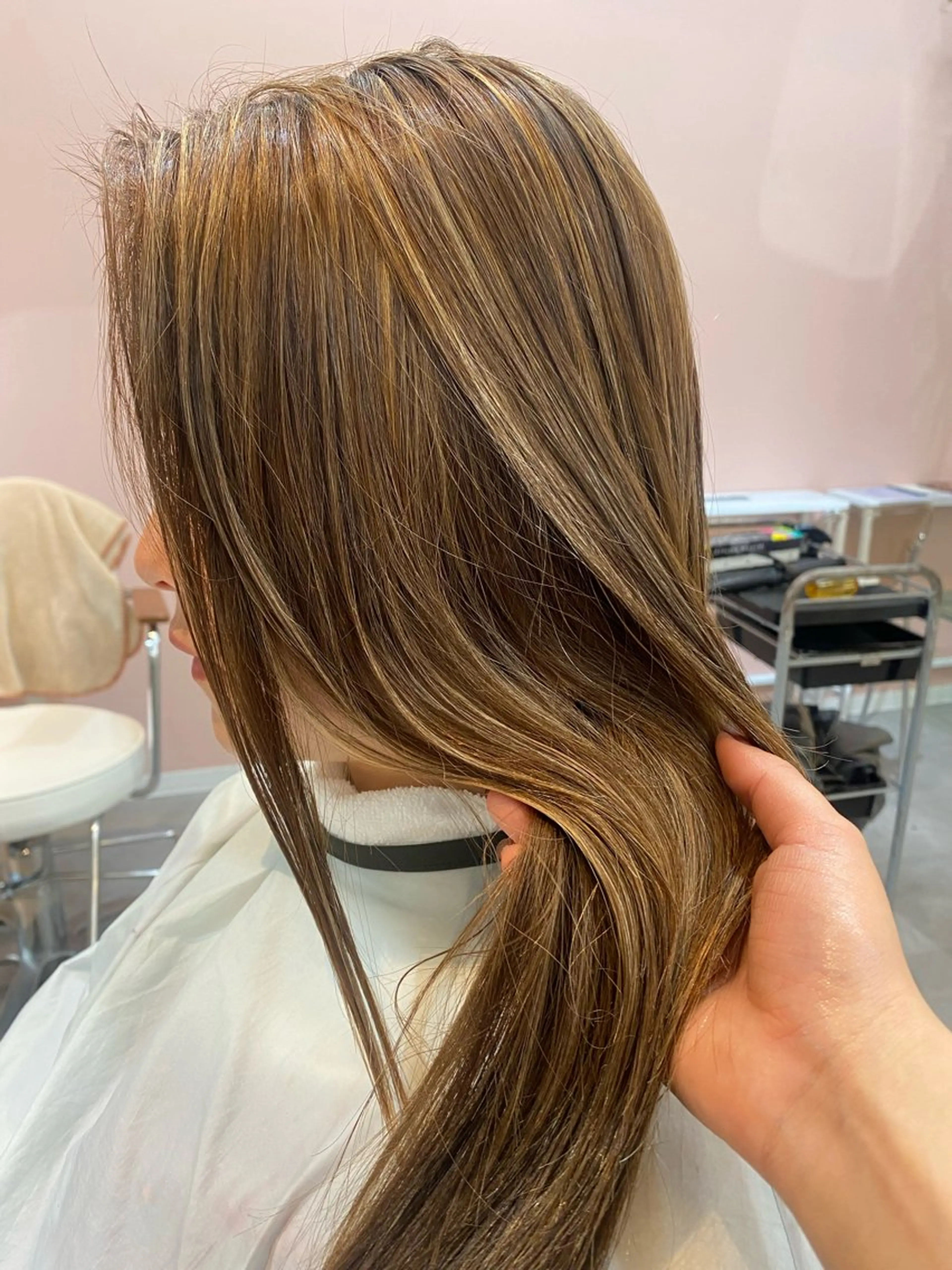 セミロング カラー ichika/福岡 /透明感カラー🤎のヘアスタイル