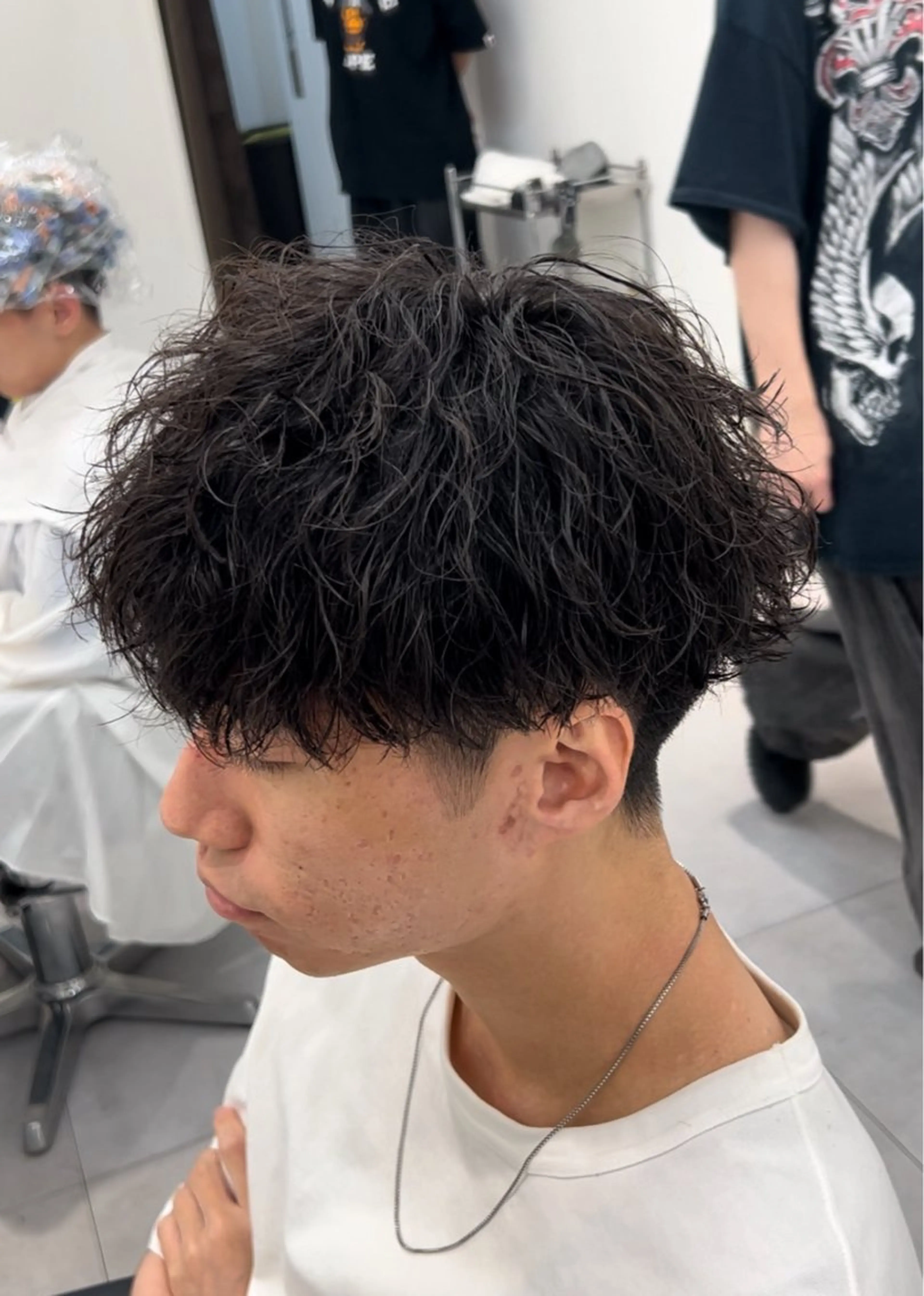 パーマ メンズ メンズ専門/パーマ 特化/栄/北出瑞貴のヘアスタイル