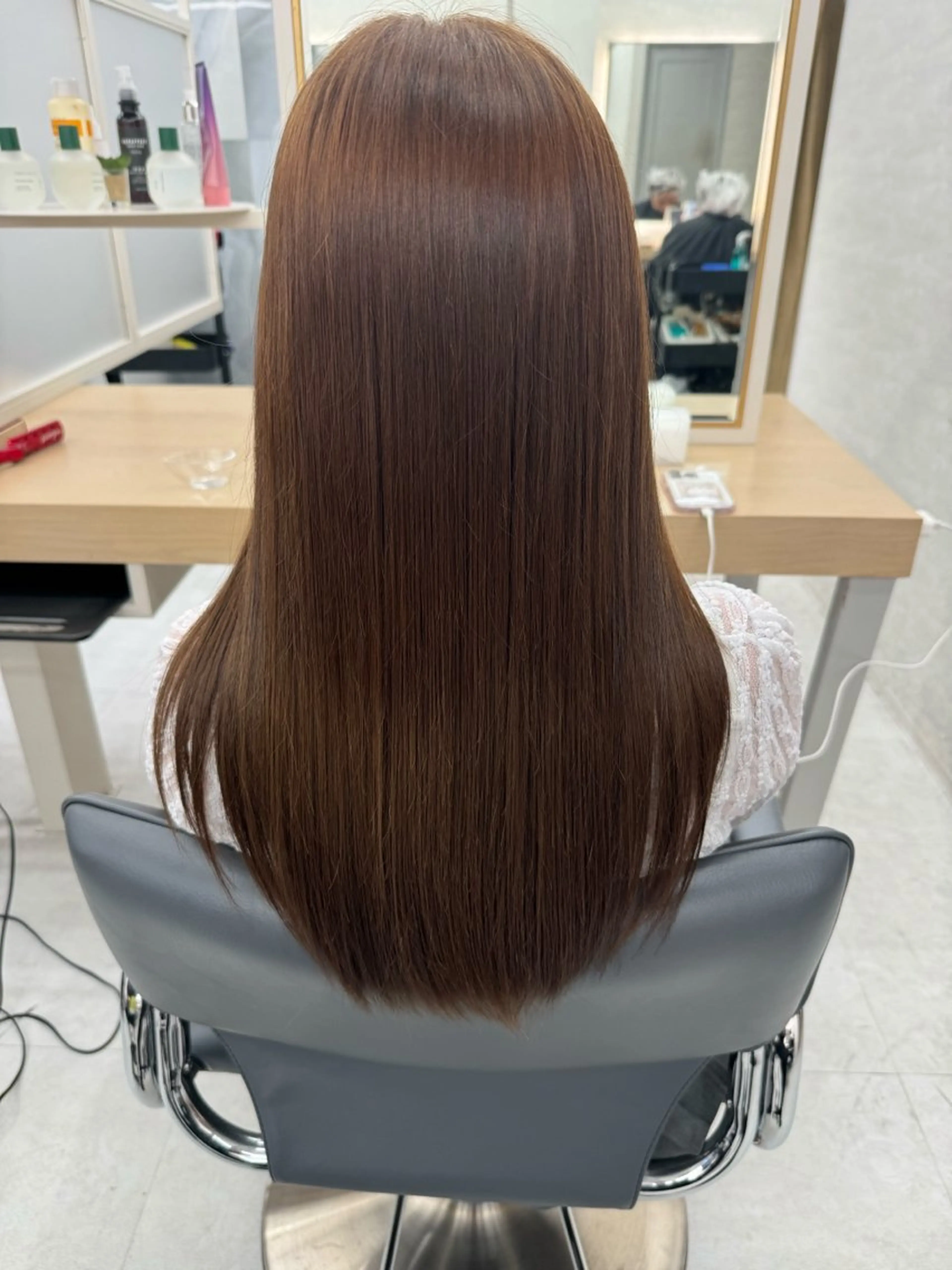ロング カット ヘアカラー トリートメント 新宿No.1艶髪矯正 美艶カラー/FUKAのヘアスタイル