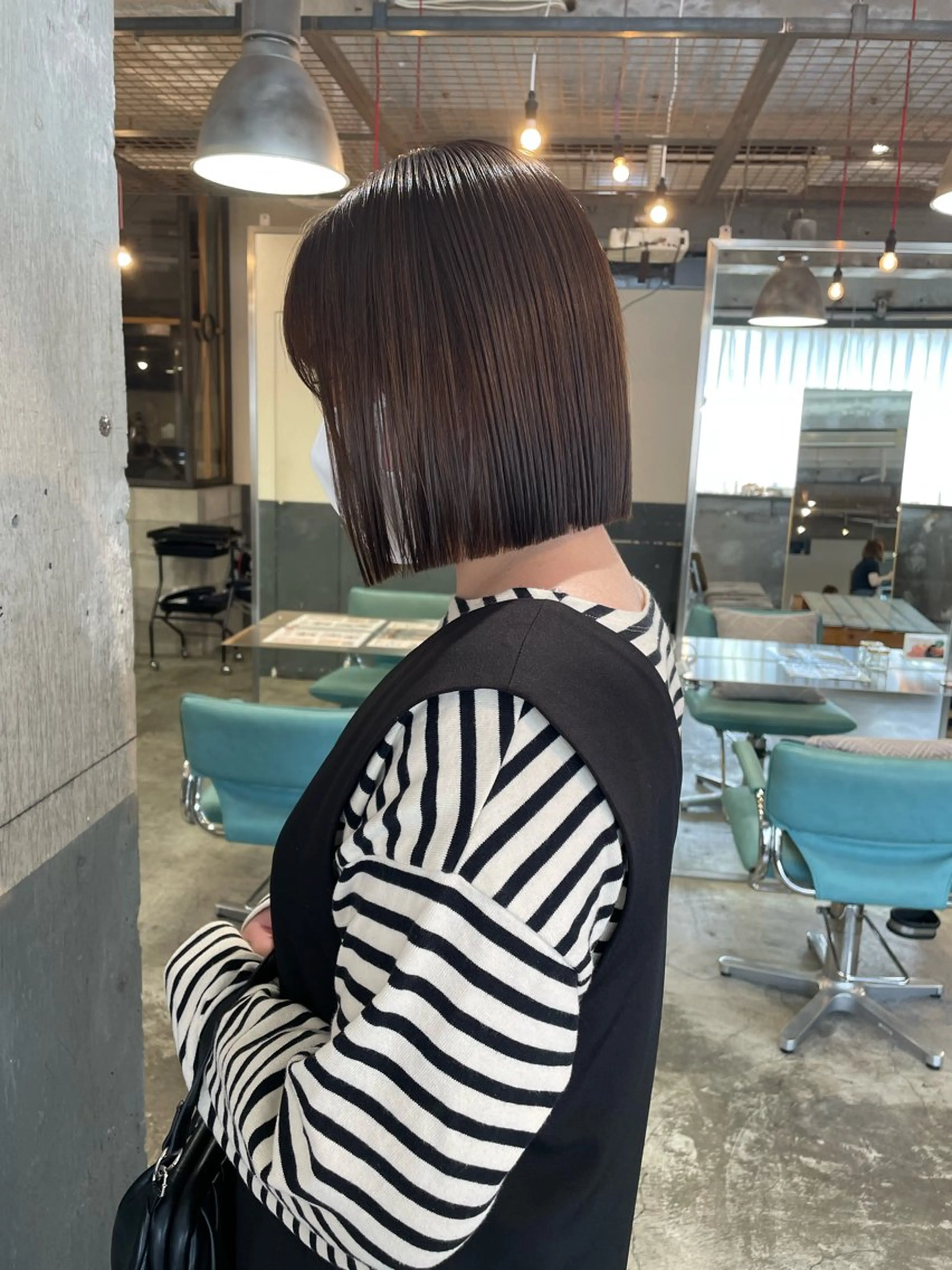 ショート カラー ボブ keen 立川のヘアスタイル