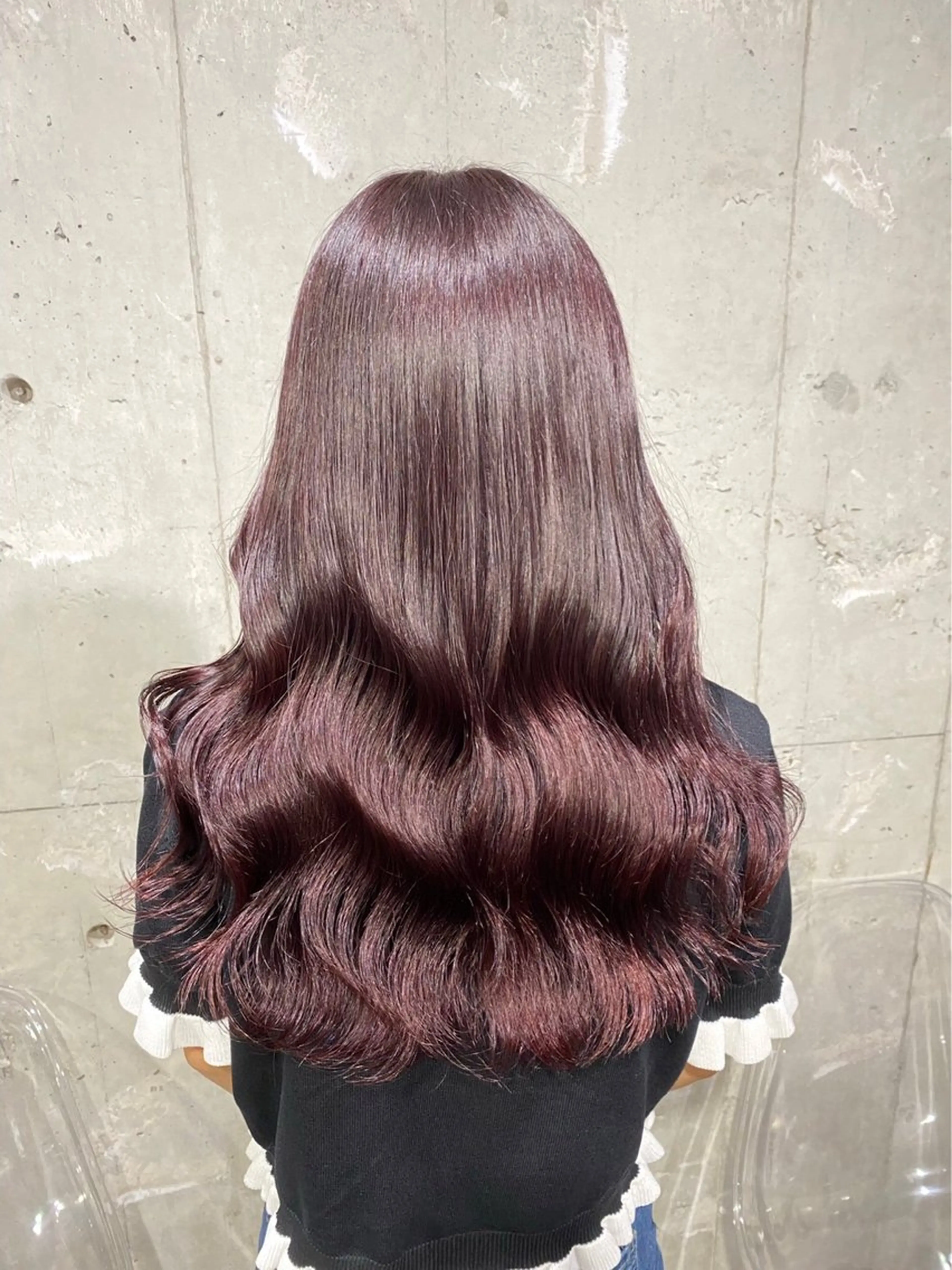 ロング カラー ヘアアレンジ ヘアカラー トリートメント ヘアセット 💗横浜美容室 💗HARUNAのヘアスタイル