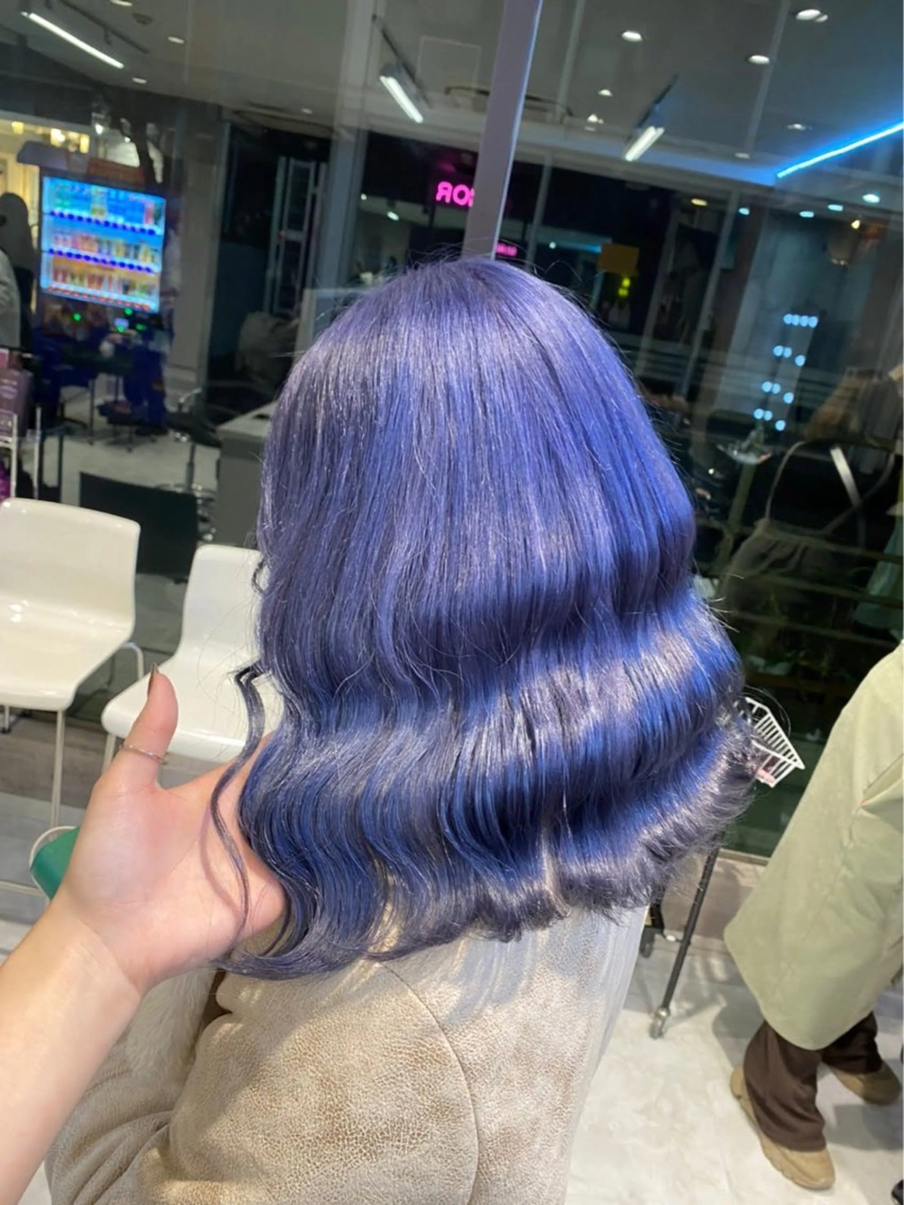 セミロング ピンクブラウン パープルカラー エクステ 髪質改善 エクステ/髪質改善 🖤RYUSEI🖤のヘアスタイル