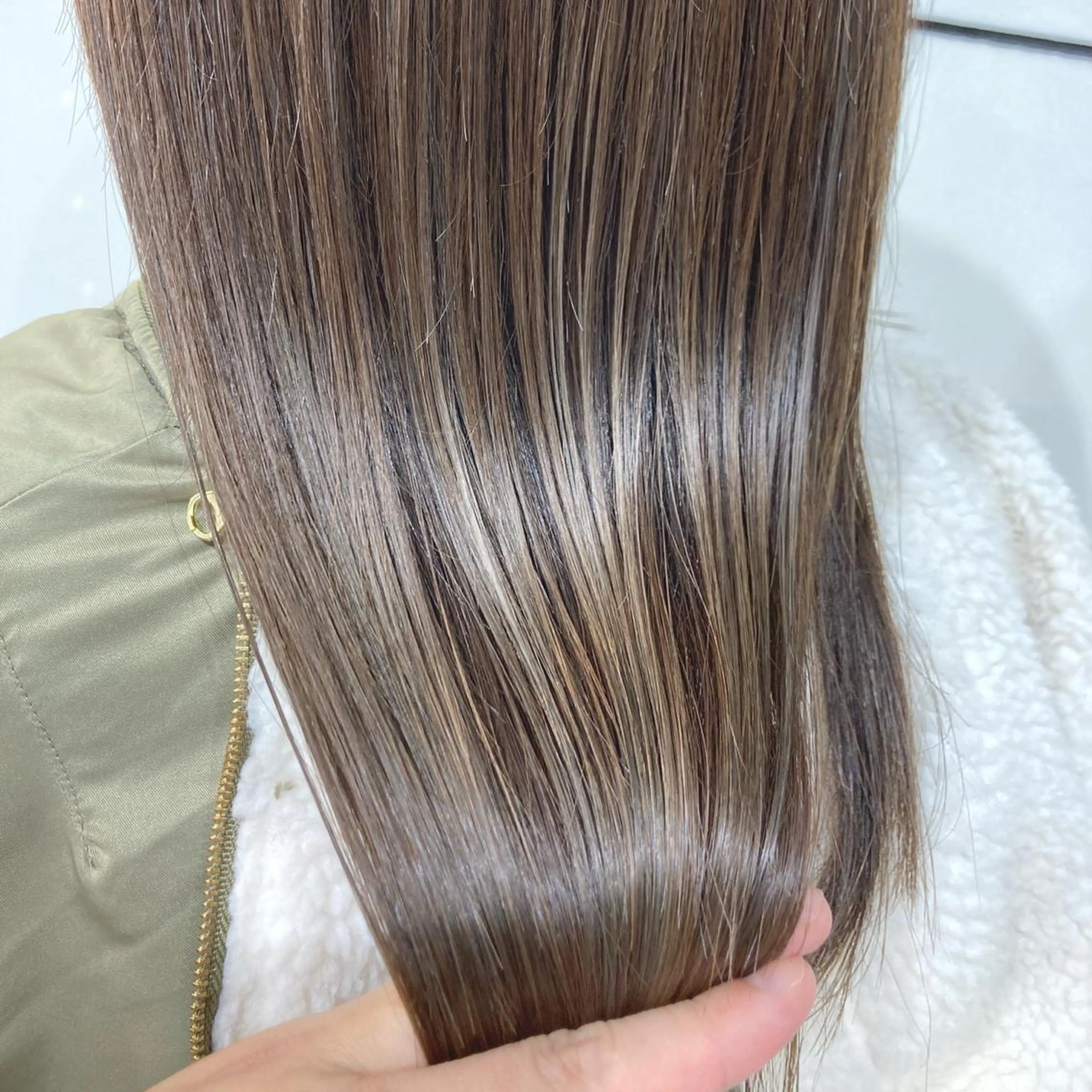 ミディアム カット トリートメント Larry🌼中下 美香のヘアスタイル