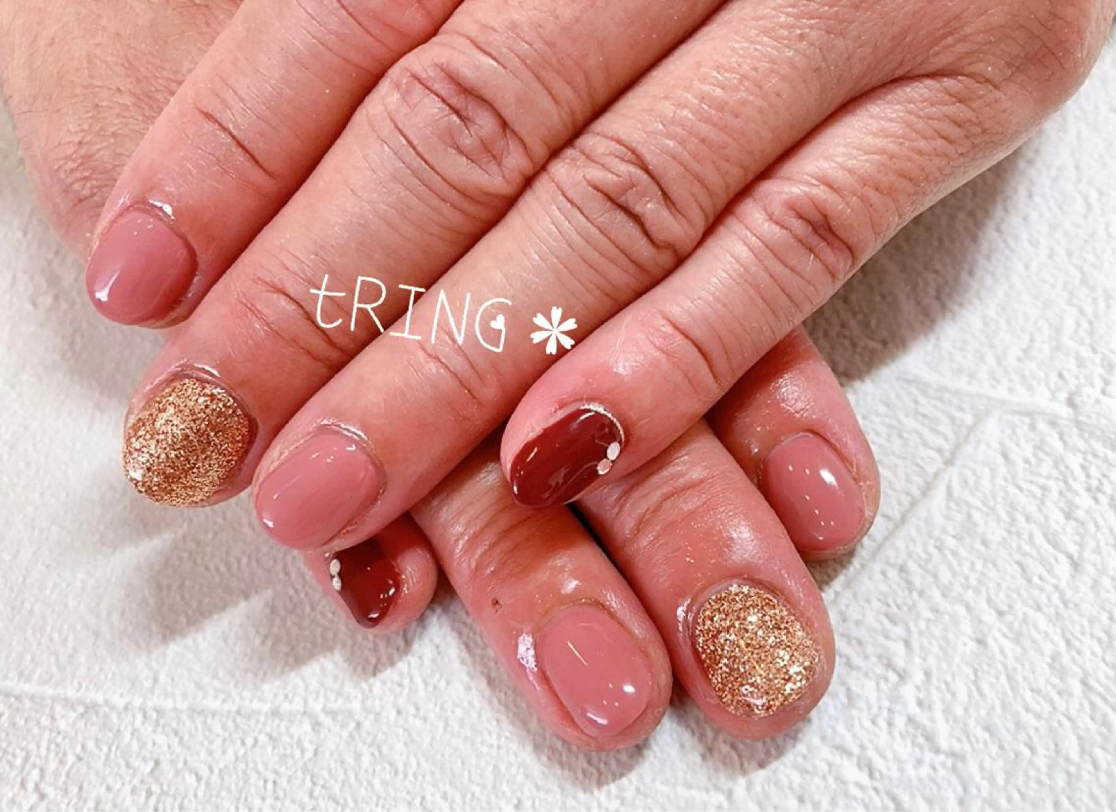 ネイル ハンドネイル tRING* しいの木台のネイルデザイン