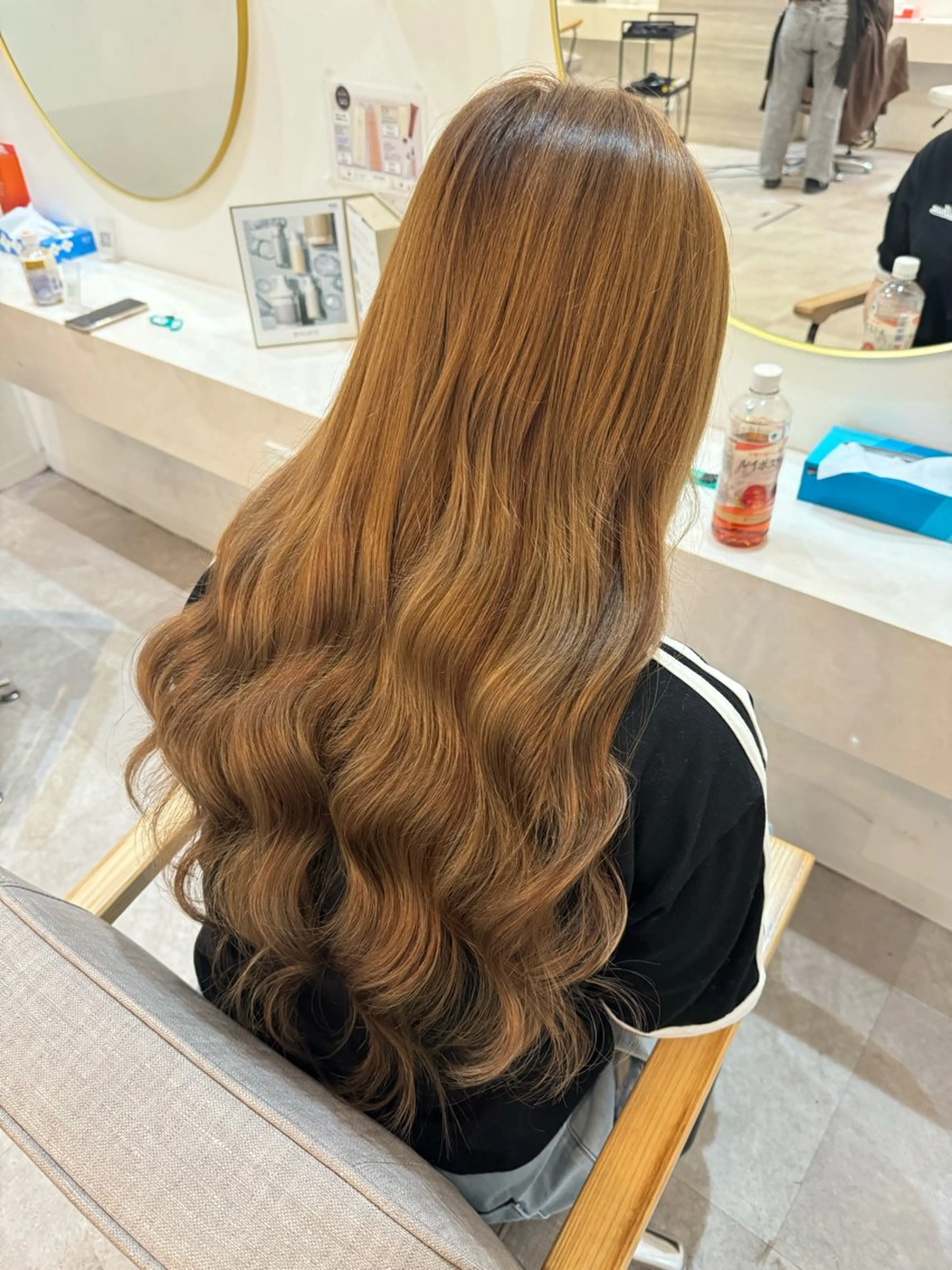 ワンカラー＋人毛100%エクステ60本✨️の写真