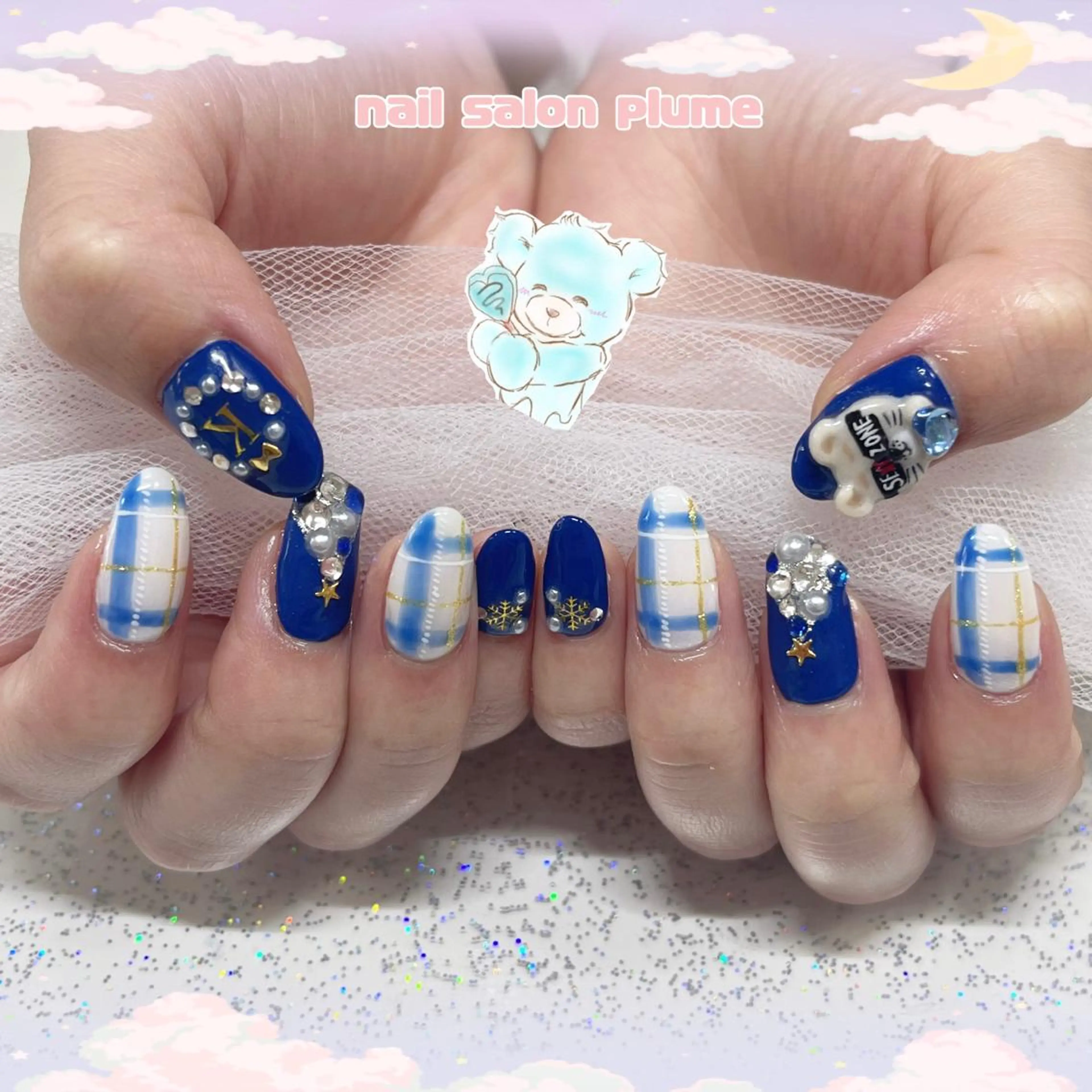 ネイル ハンドネイル plume nail ☆韓国ネイルのネイルデザイン