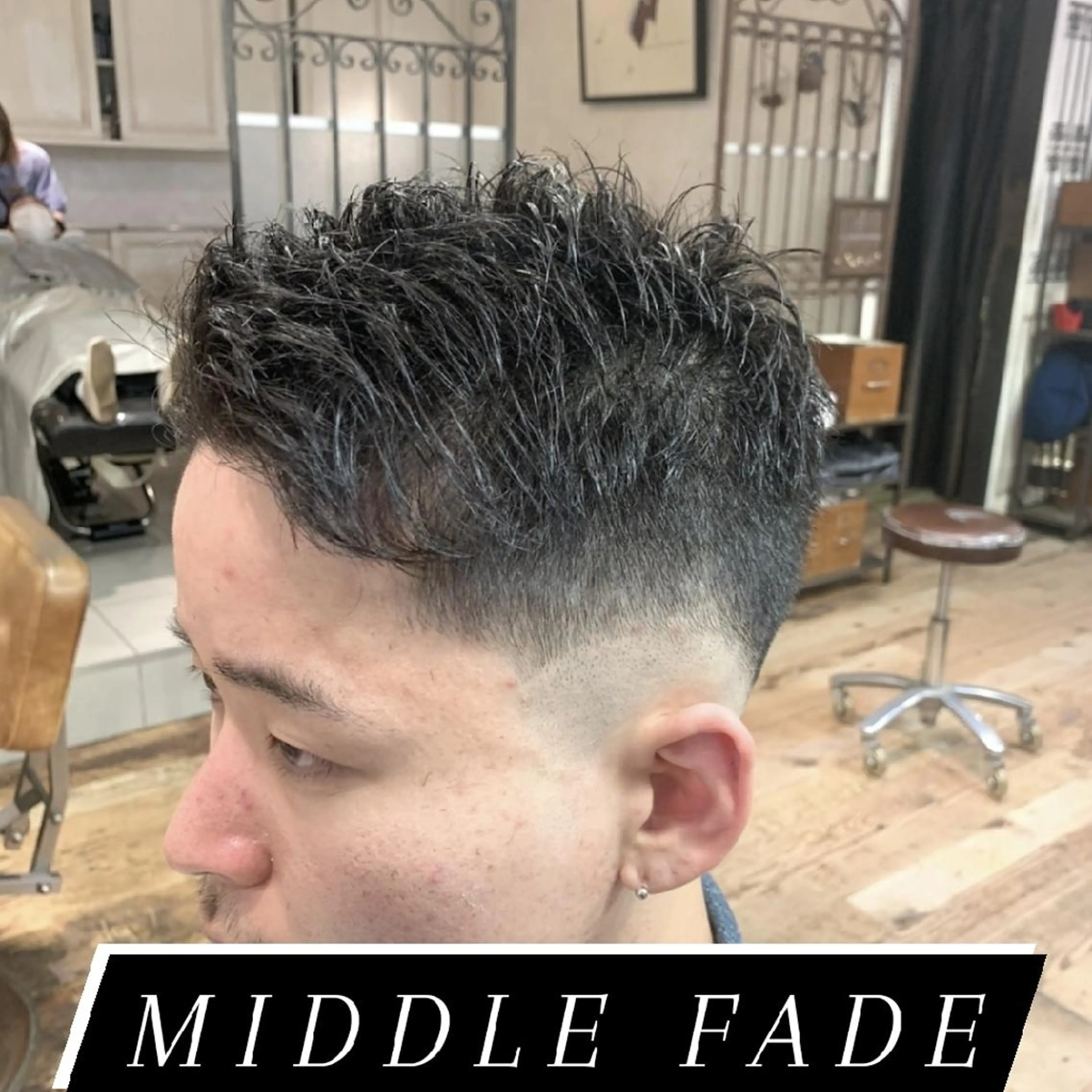 ショート メンズ カット メンズ/フェード/ バーバー/盛山大地のヘアスタイル