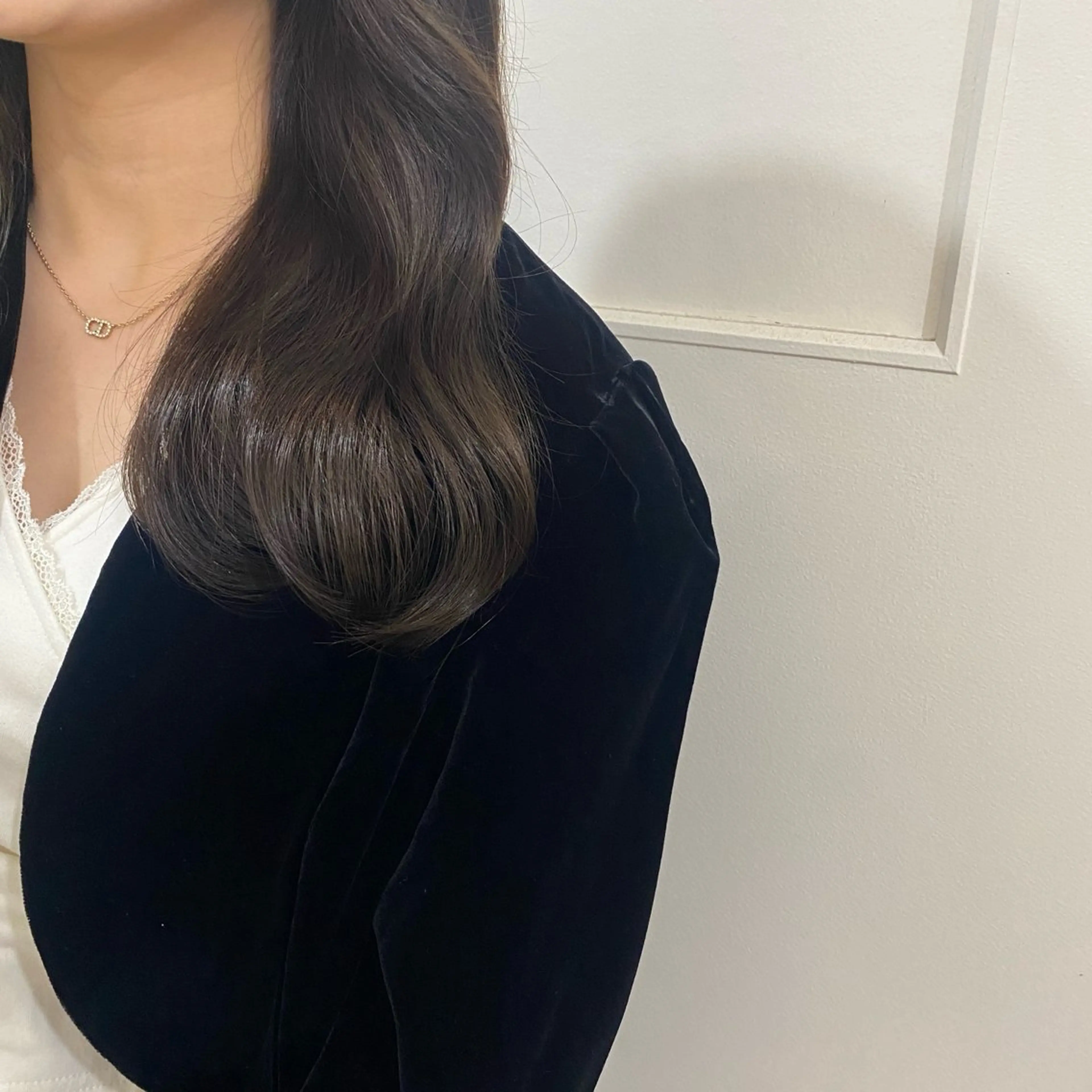 セミロング ヘアカラー 松井 優佳のヘアスタイル