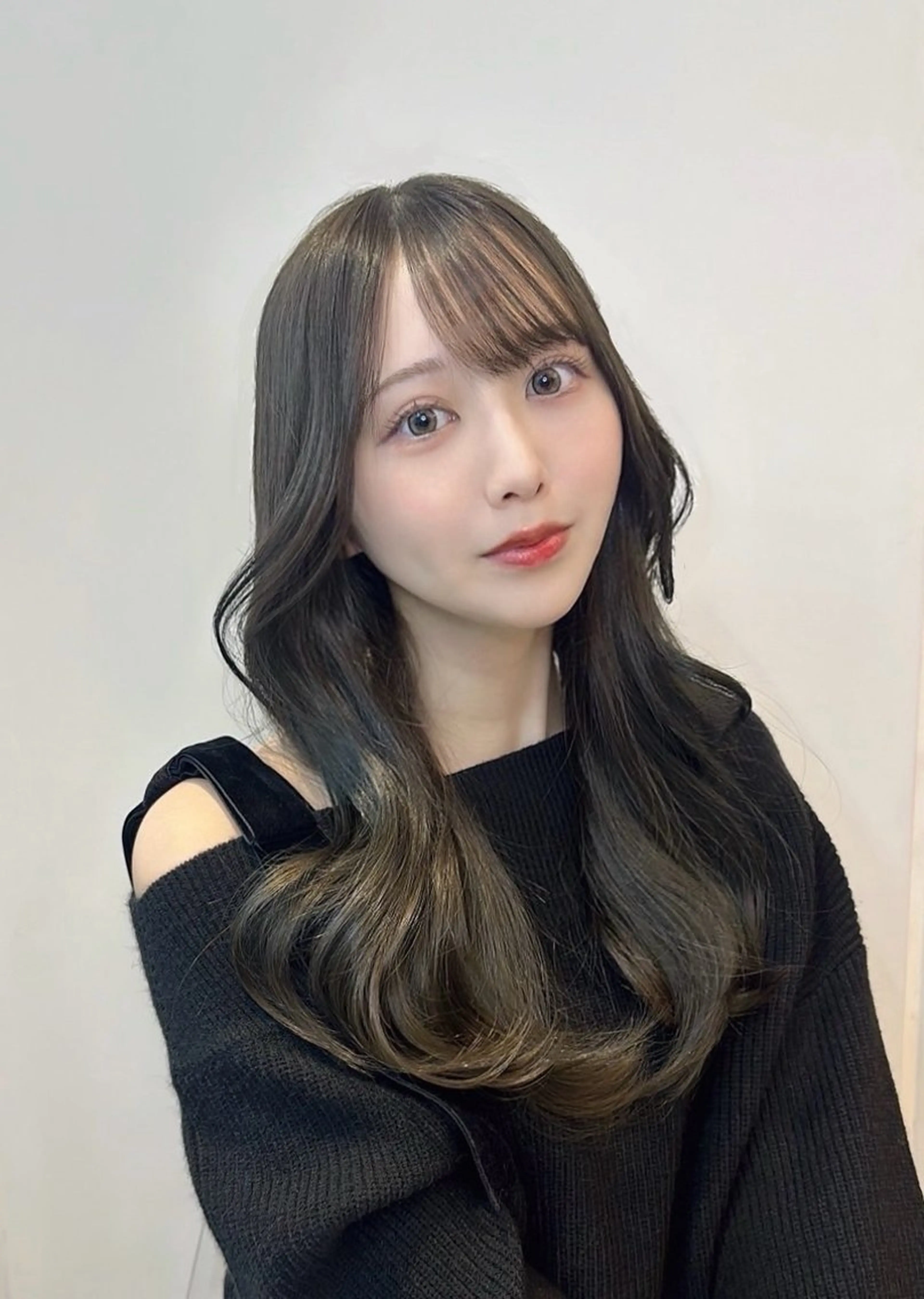 ロング カラー 透明感カラー ヘアカラー 韓国レイヤー/艶髪/ manami🥣のヘアスタイル