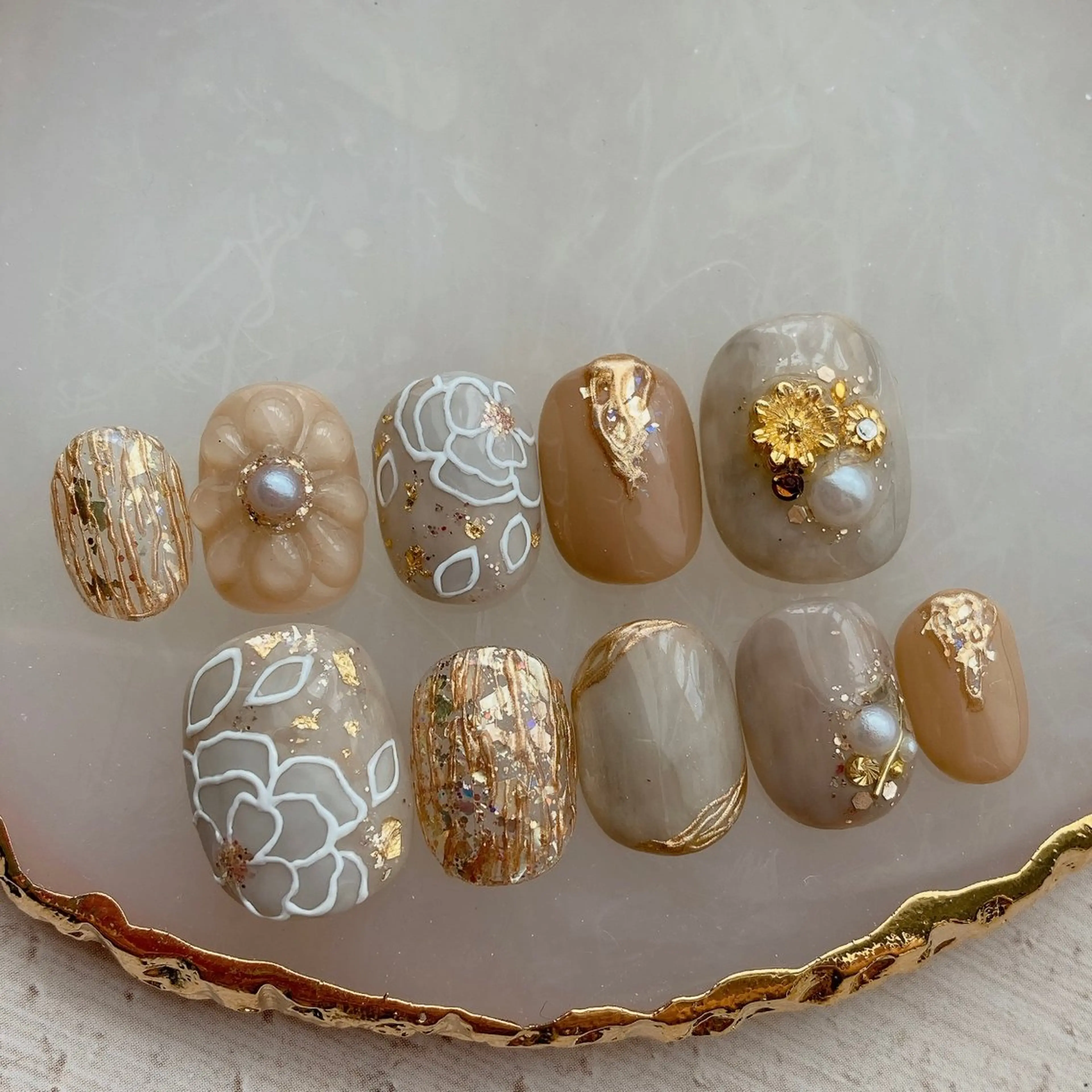 ネイル 成人式 ネイルチップ Monica nails/福島のネイルデザイン