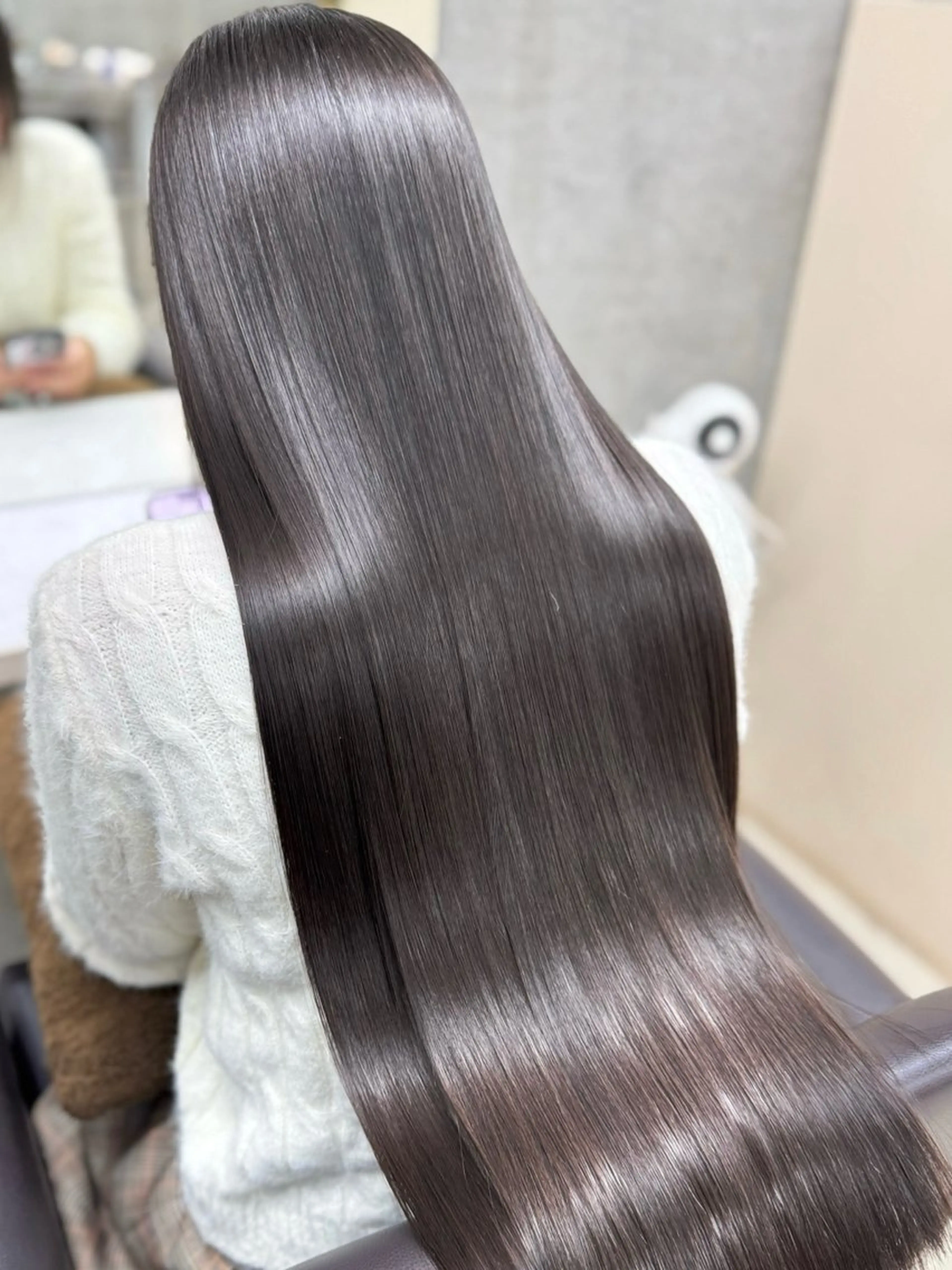 ロング 縮毛矯正 うる艶ヘア♡韓国好き 透明感　shotaのヘアスタイル