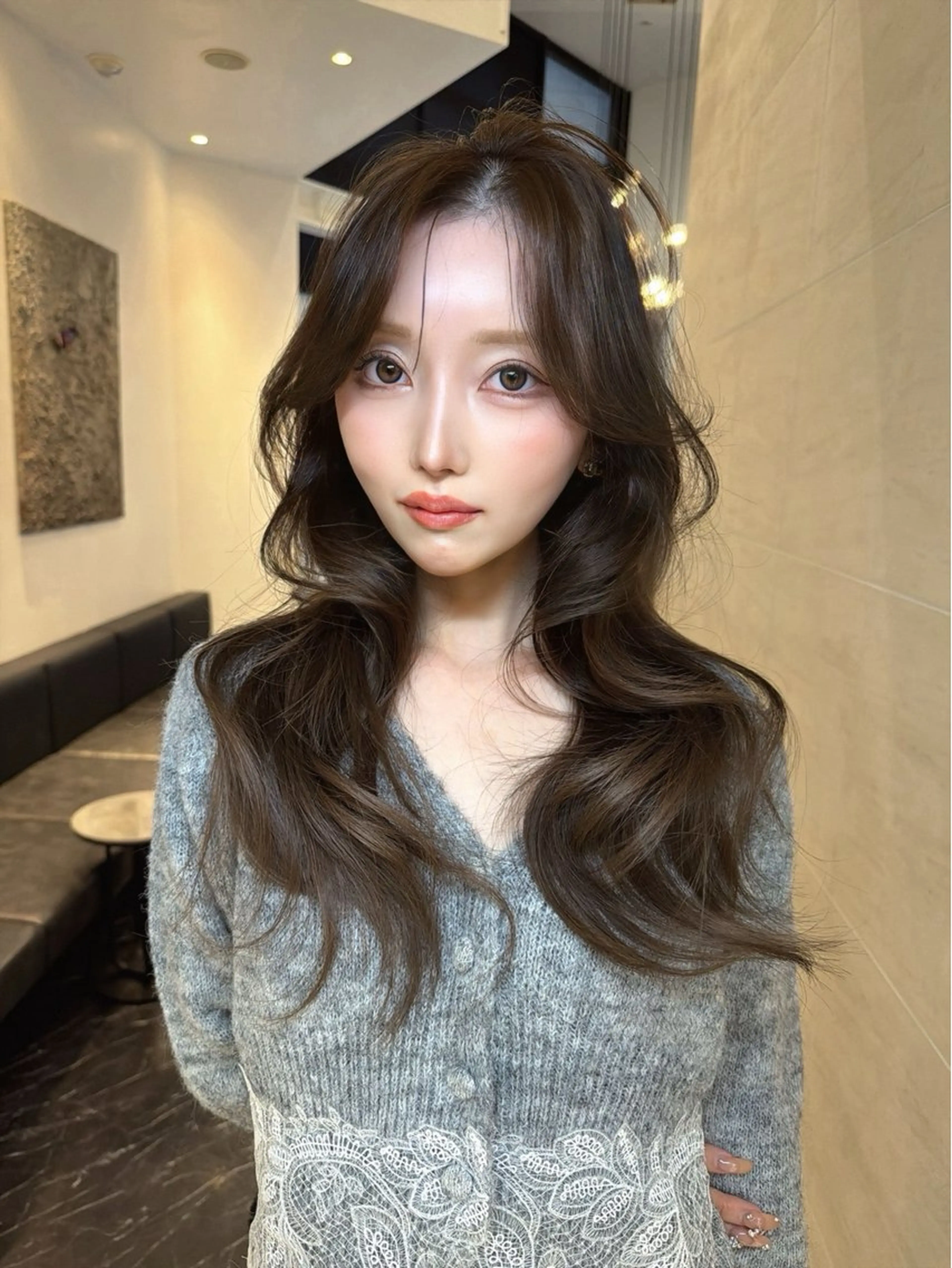 ロング カラー 中韓🇨🇳🇰🇷 🤍TAKAHIROのヘアスタイル