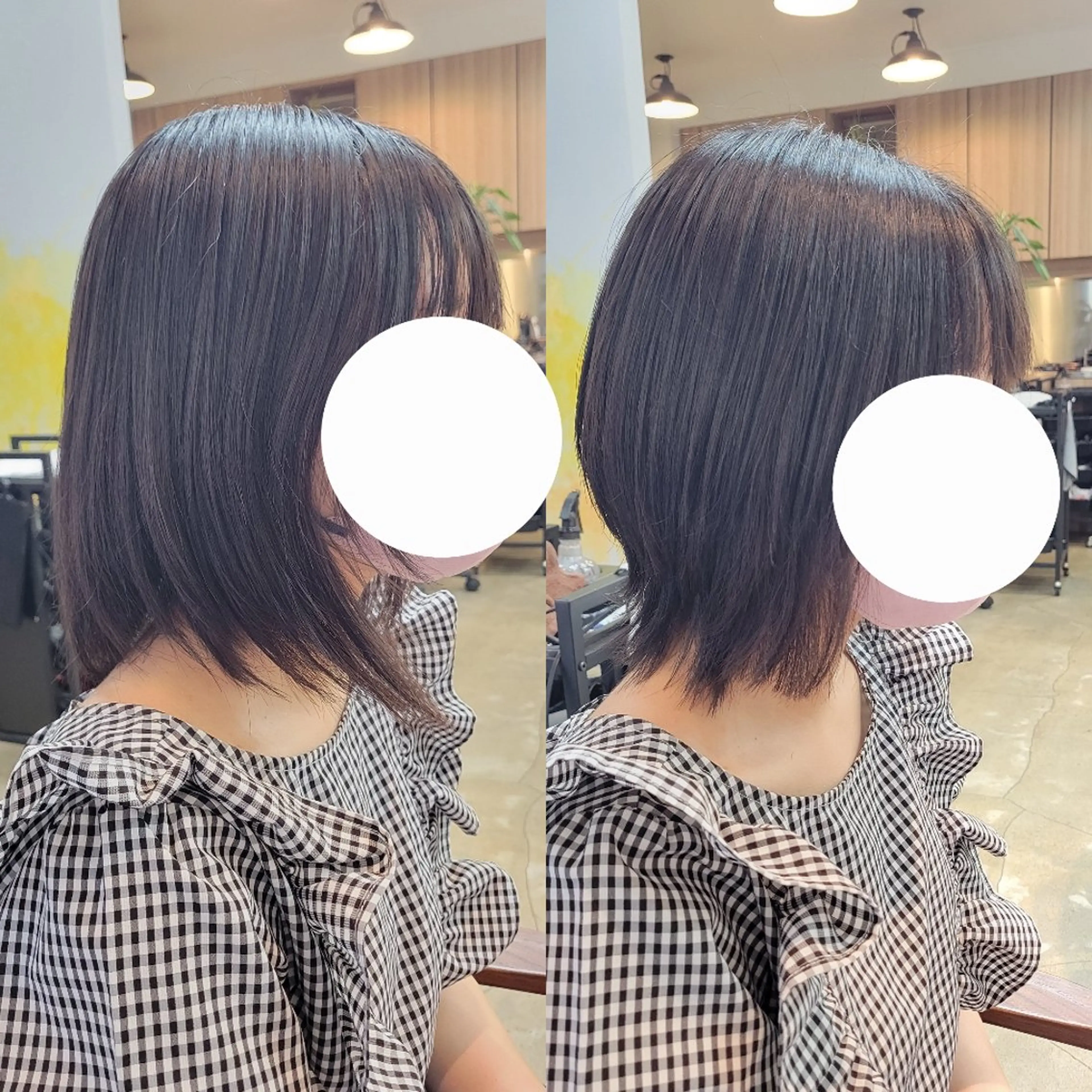 ミディアム ウルフカット カット 野村 果音(カノン)のヘアスタイル