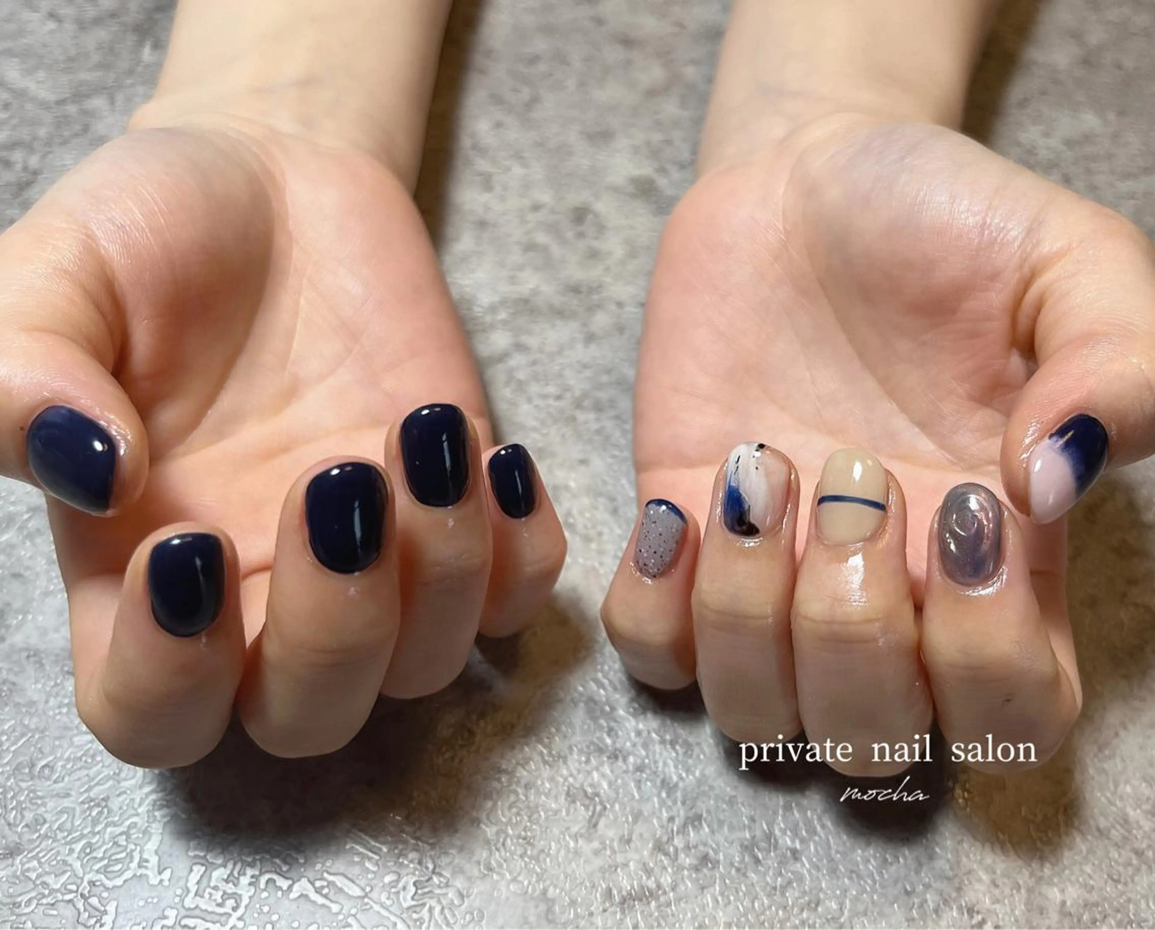 ネイル アートネイル カジュアル チークネイル フレンチネイル ジェルネイル ハンドネイル mocha nailのネイルデザイン