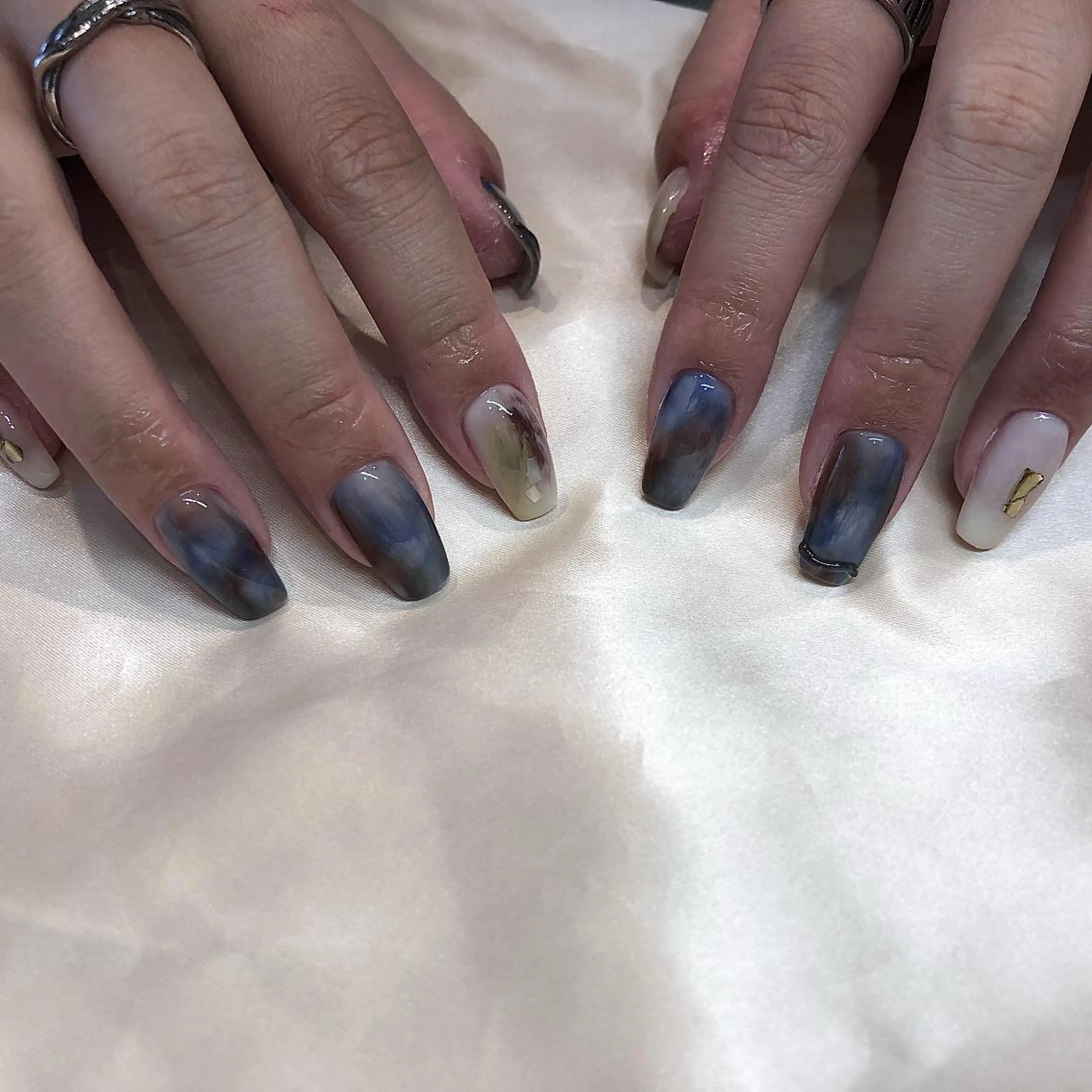 ネイル パラあり！フィルイン 美フォルムのネイルデザイン