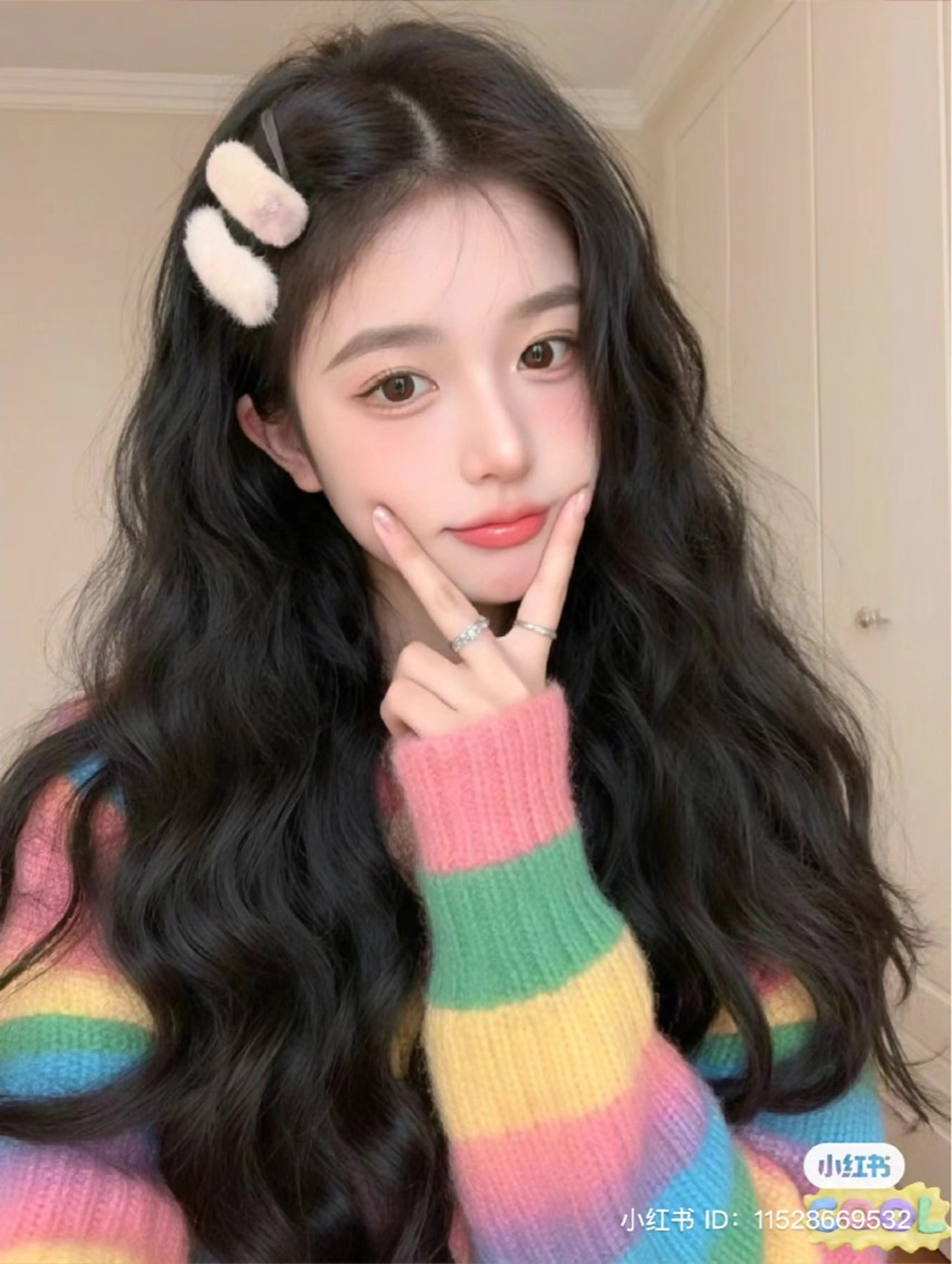 ロング カット ヘアカラー トリートメント 韓国✖️網紅🖤 パーマYURIYAのヘアスタイル