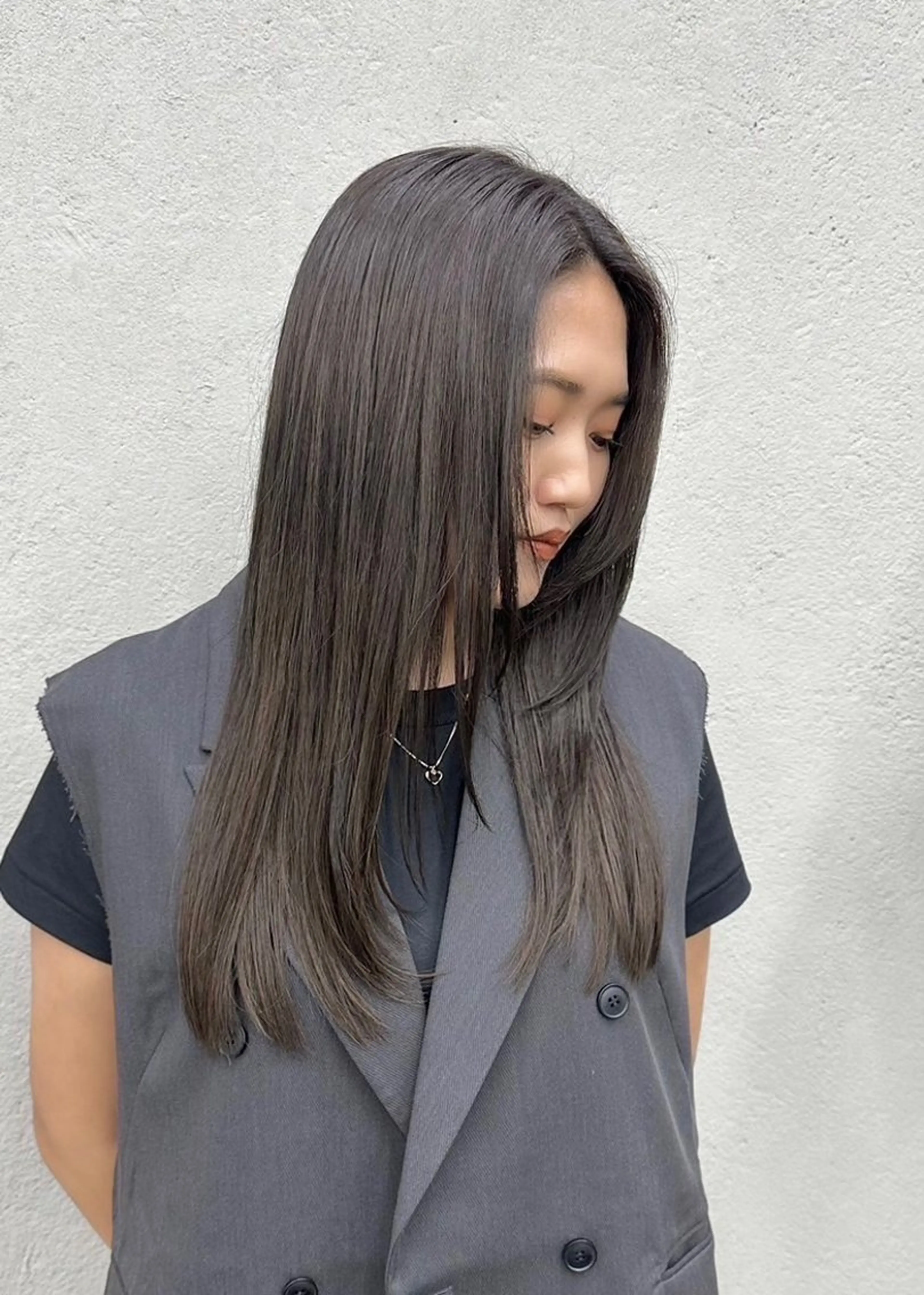 ロング カラー 高松 沙耶のヘアスタイル