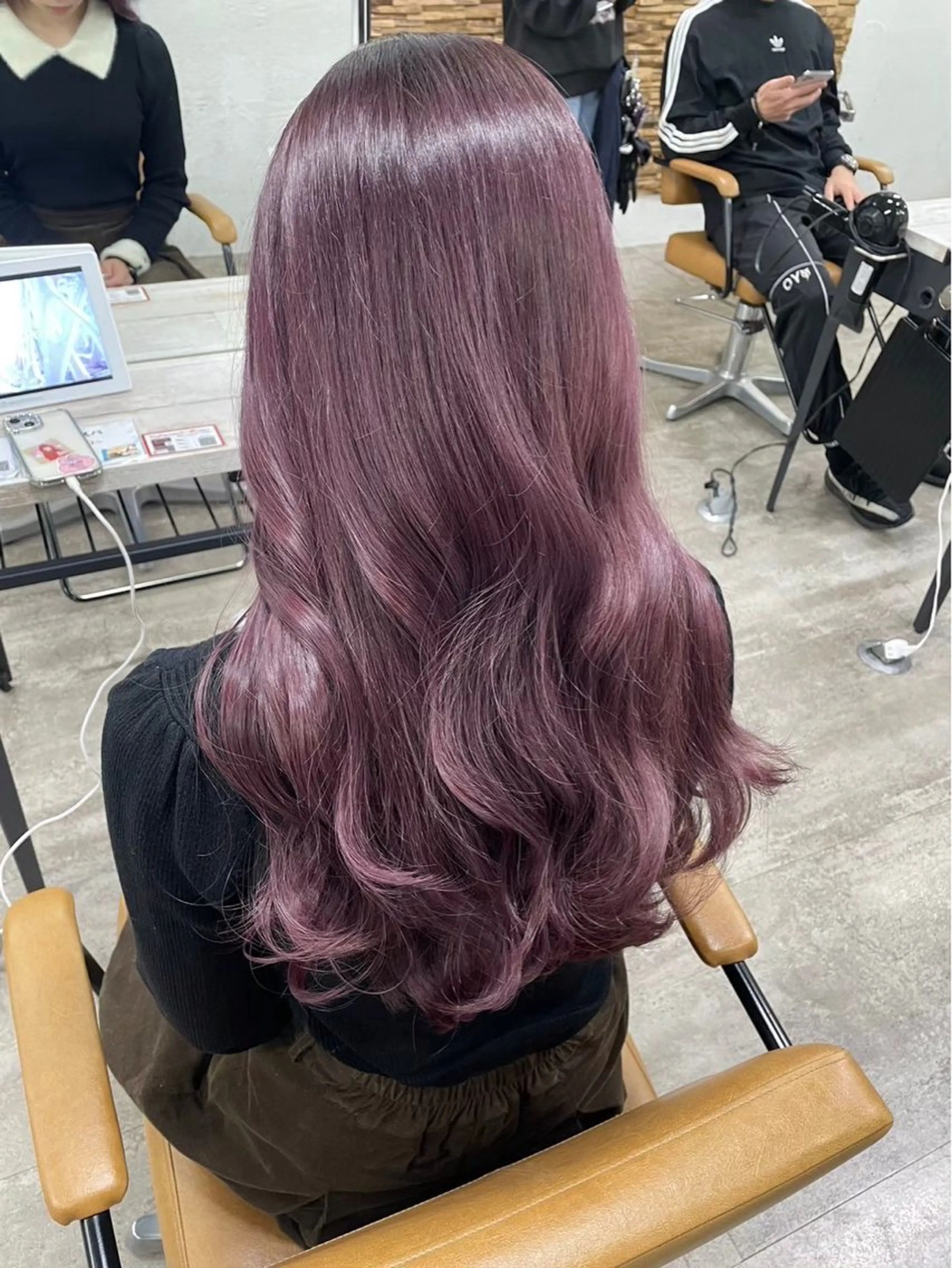 ミディアム カラー ラベンダーカラー ラベンダーピンク ピンクカラー 🍑メンズモテヘア MOE🍑のヘアスタイル