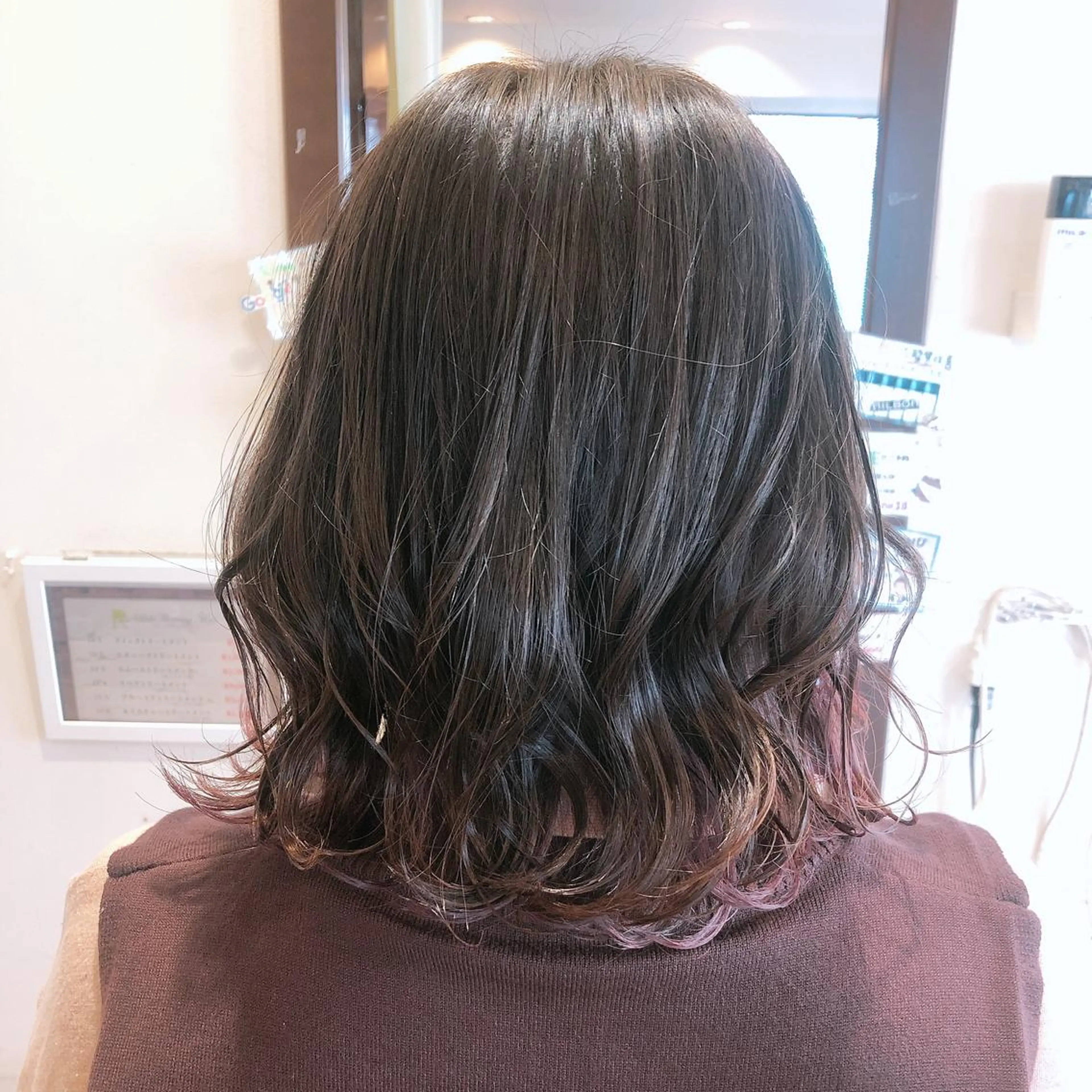 カラー インナーカラー ヘアサロンリッシュ所属・高石 かおりのヘアスタイル