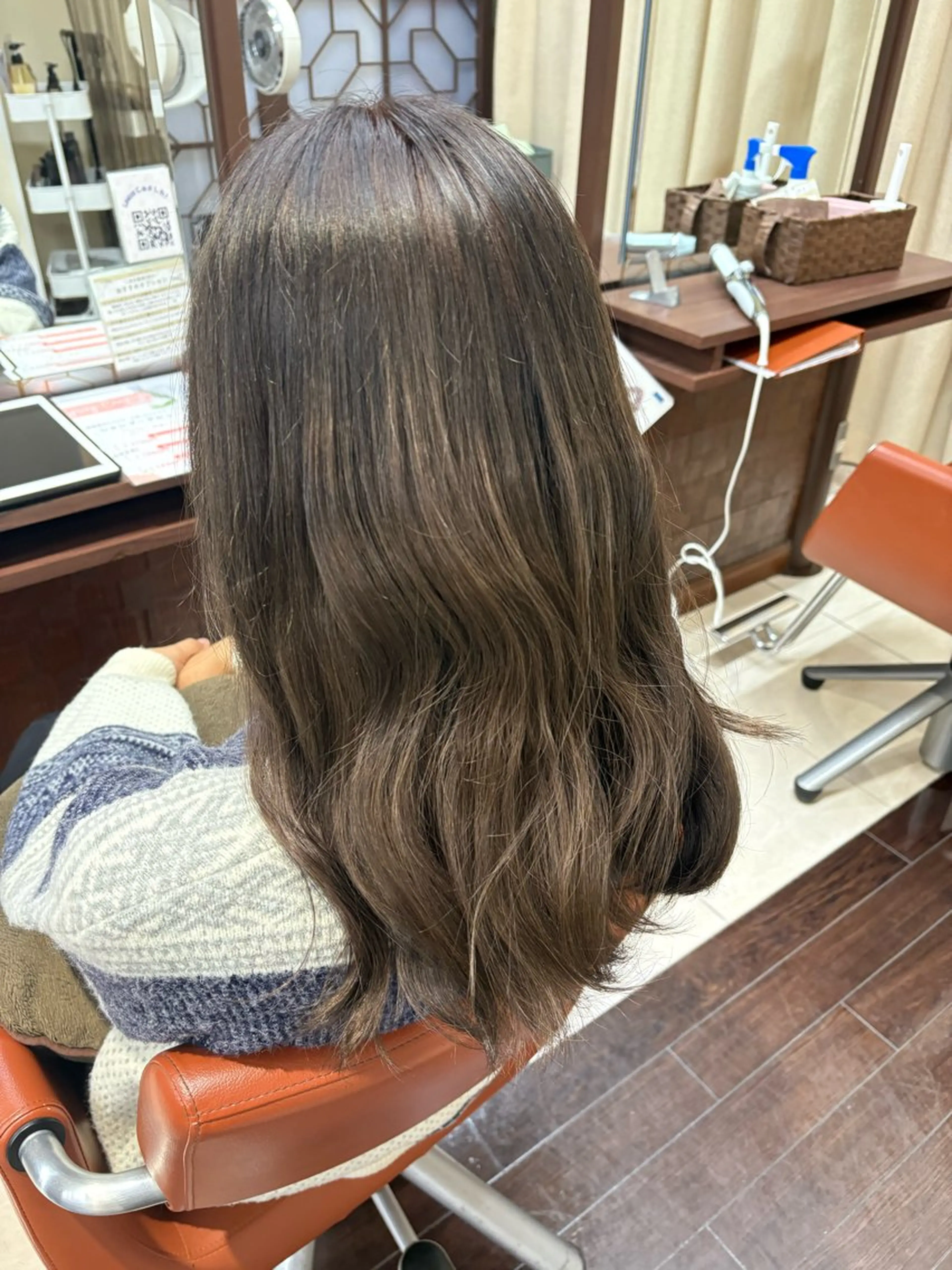 カラー ブリーチ ブラウンカラー ショコラブラウン ブリーチなしカラー 垢抜け×韓国風/ ハイトーン/朝倉友香のヘアスタイル