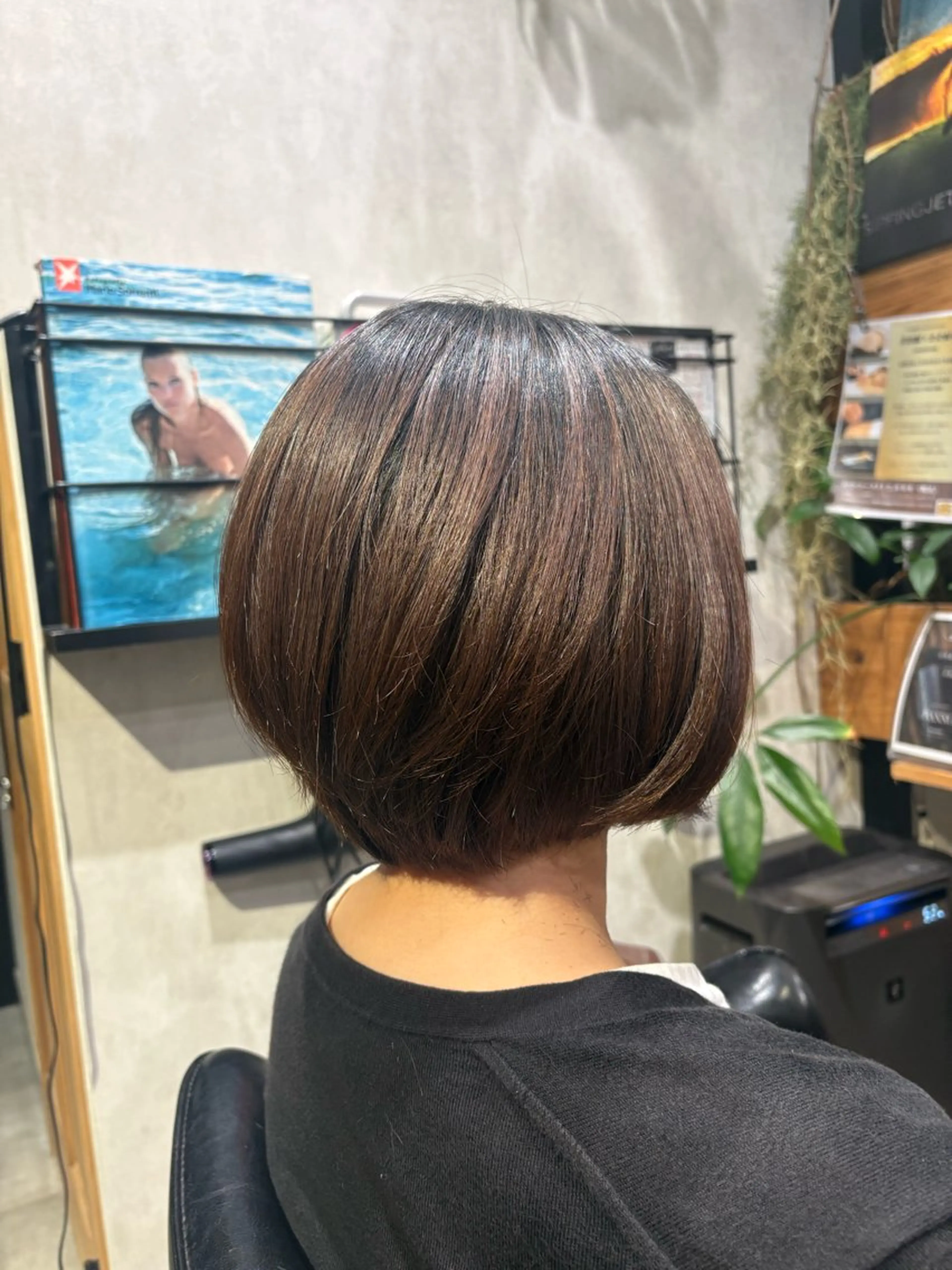 ショート ボブ 馬場 彩のヘアスタイル