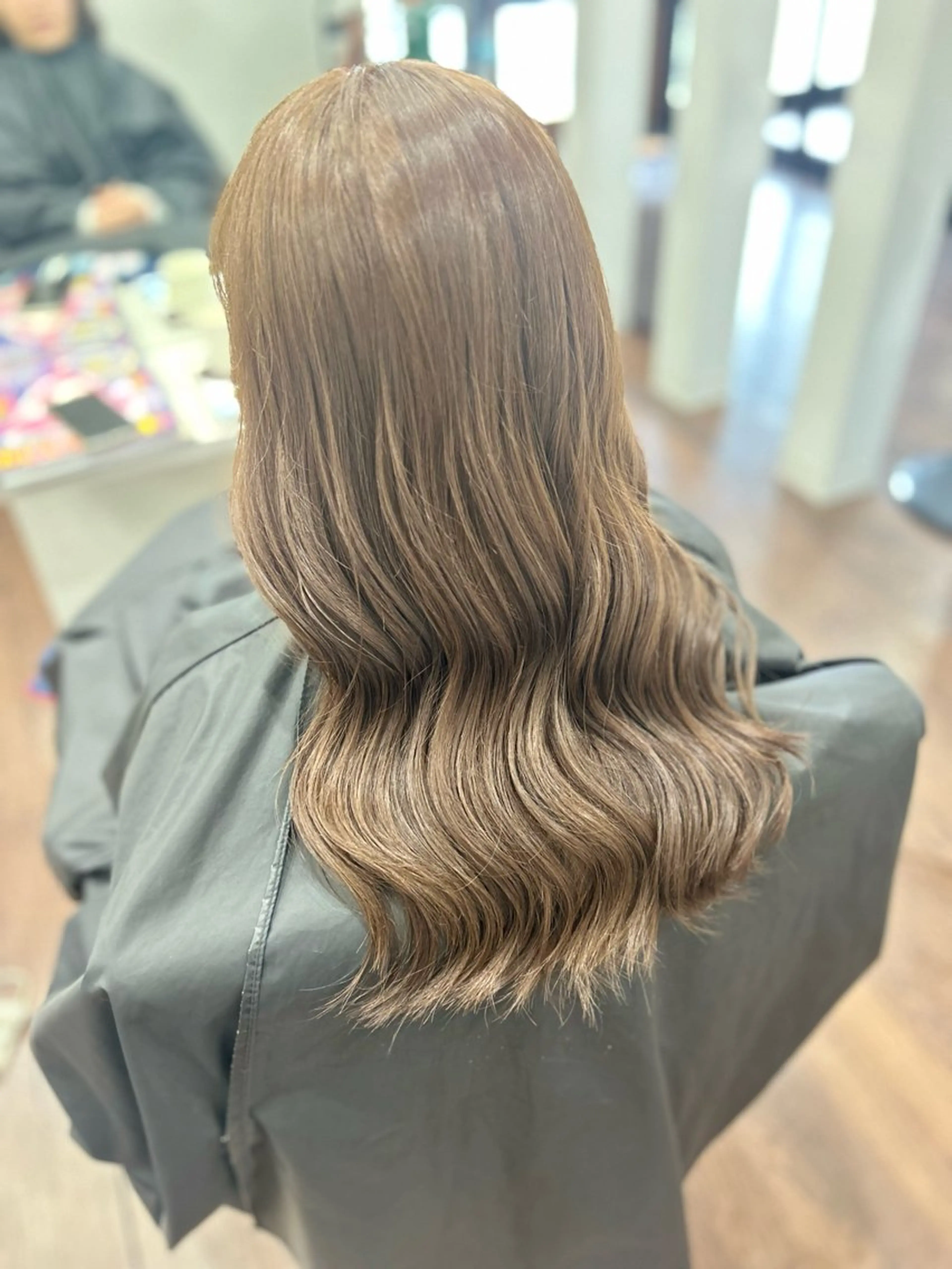ロング カラー ヘアアレンジ ベージュカラー ダブルカラー 🤍 minaのヘアスタイル