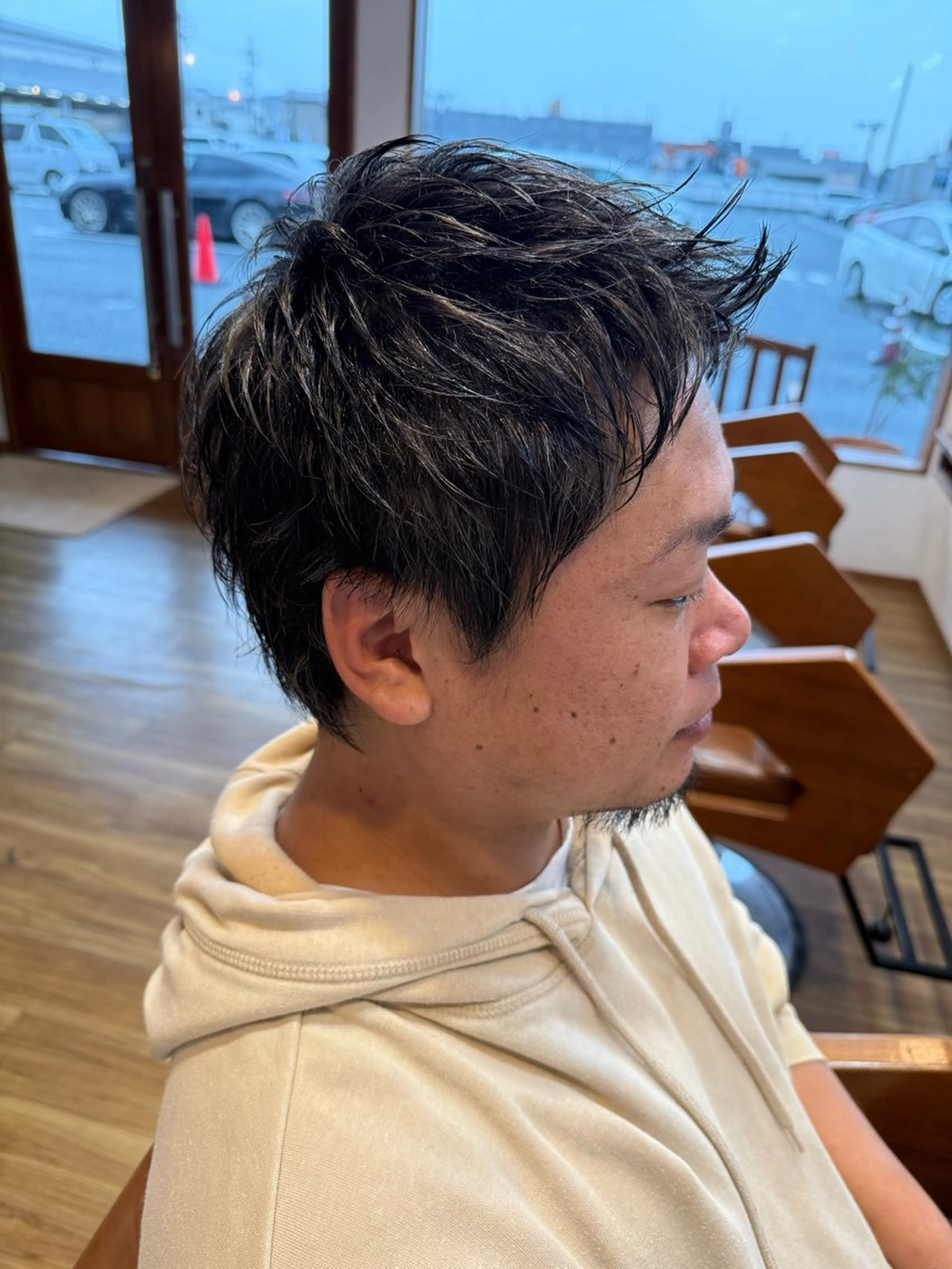 ショート カラー メンズ 心cocoro RISAのヘアスタイル