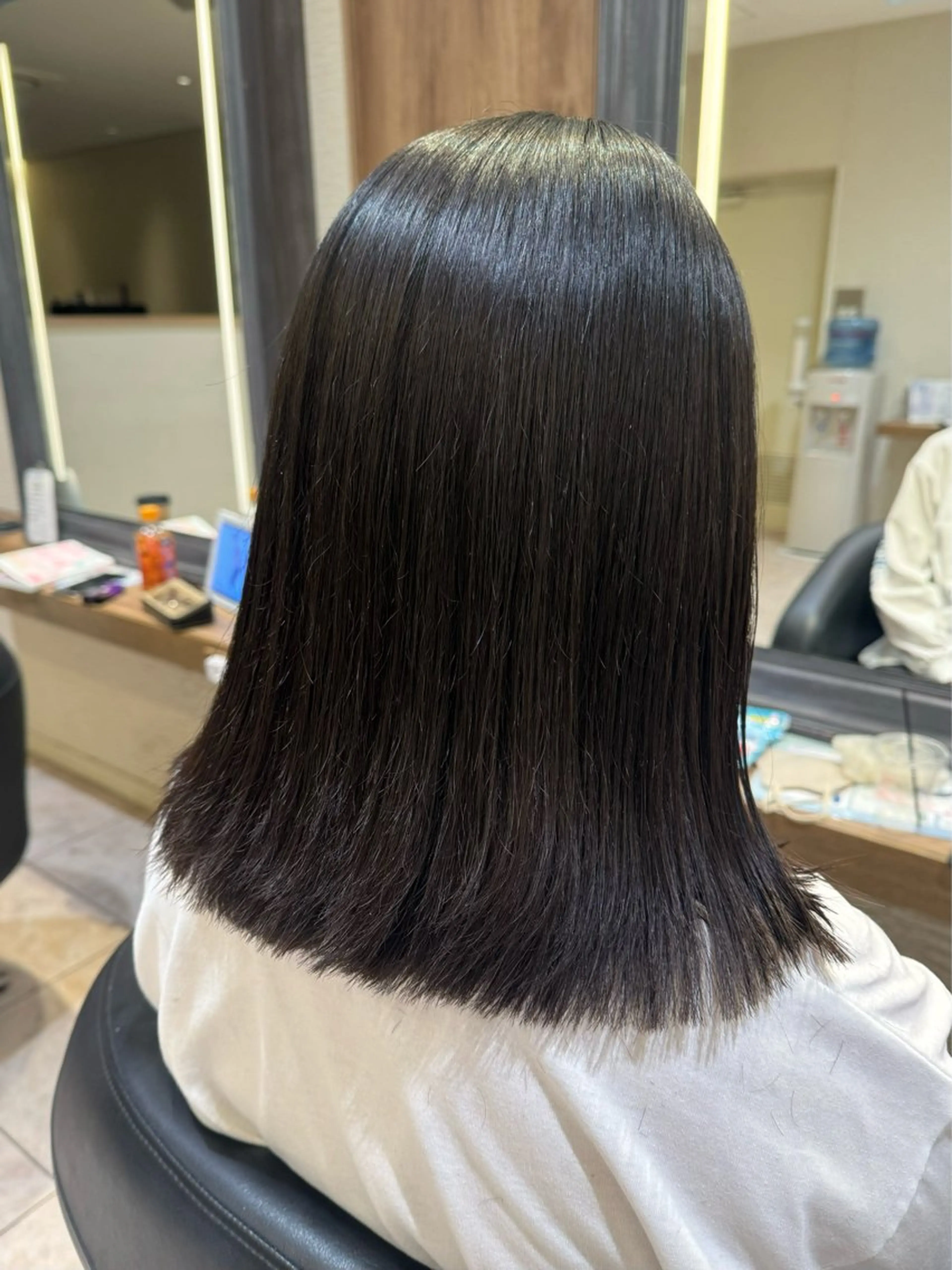 ロング パーマ さら艶レイヤーカット 🩶Suzuneのヘアスタイル