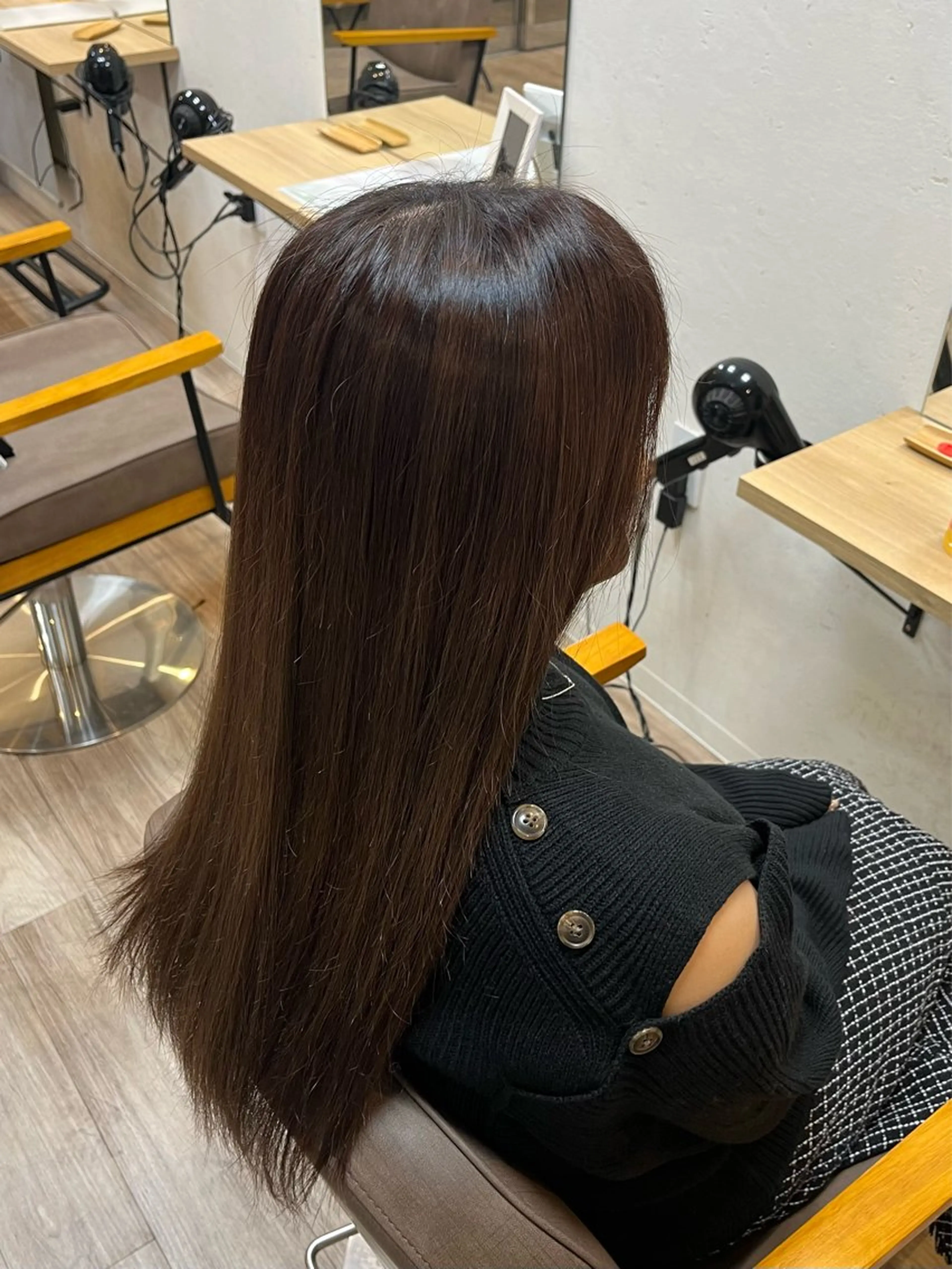 ロング カラー ヘアカラー トリートメント TELAHAIR 副店長 永田のヘアスタイル