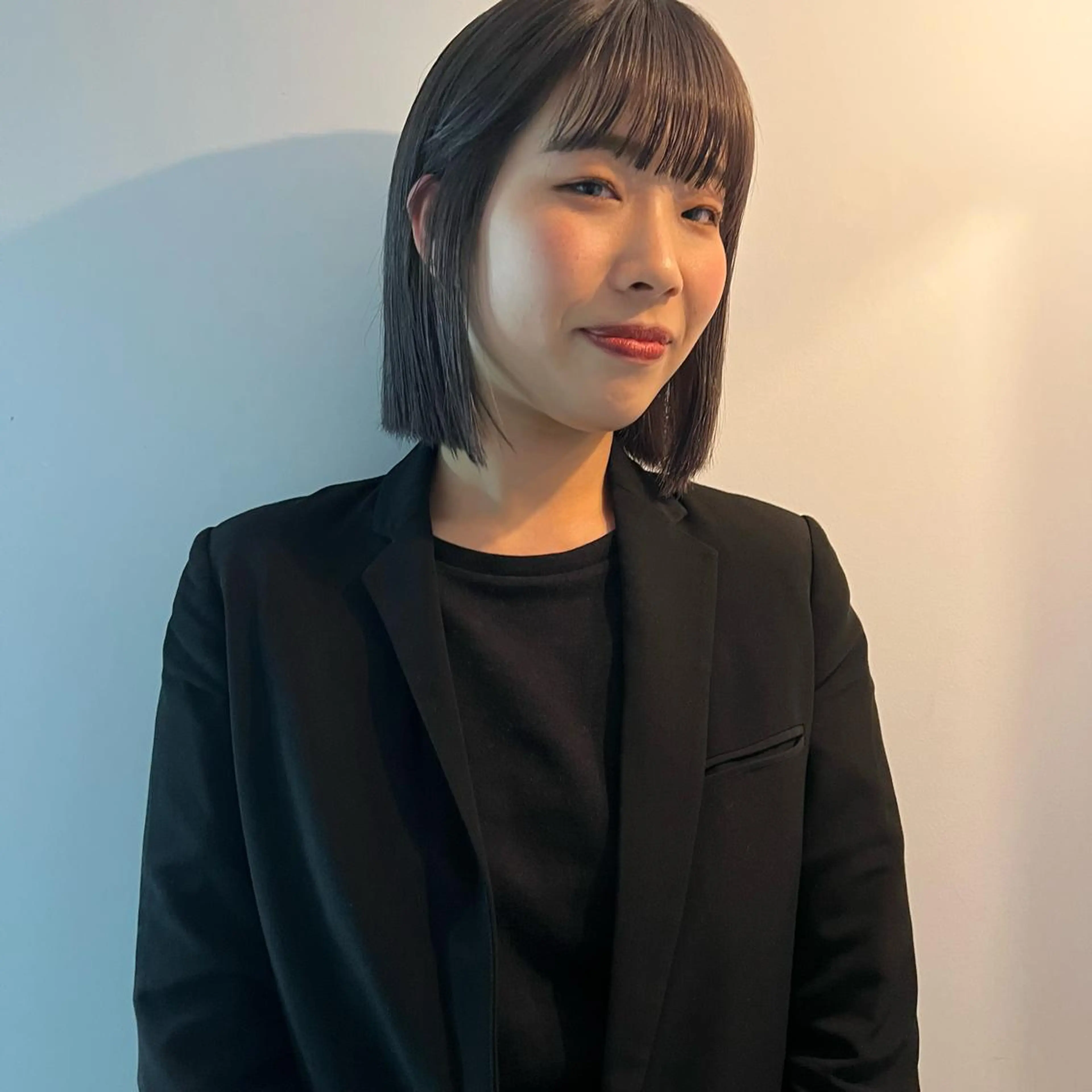 ミディアム カラー 舟橋耀/ブリーチカラ ー/レイヤーカットのヘアスタイル