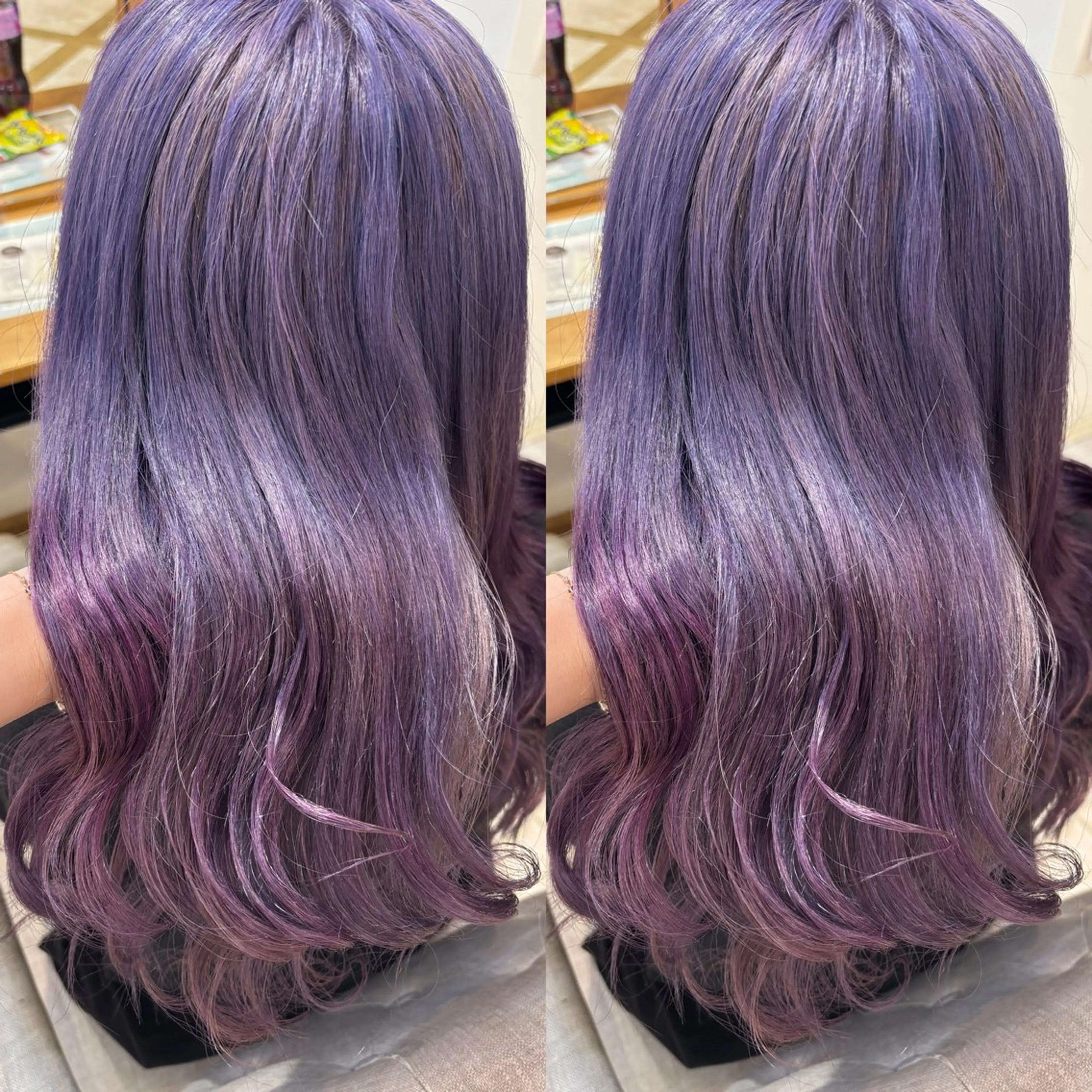 セミロング ヘアカラー トリートメント 🍒しの🍒 カット/艶カラーのヘアスタイル