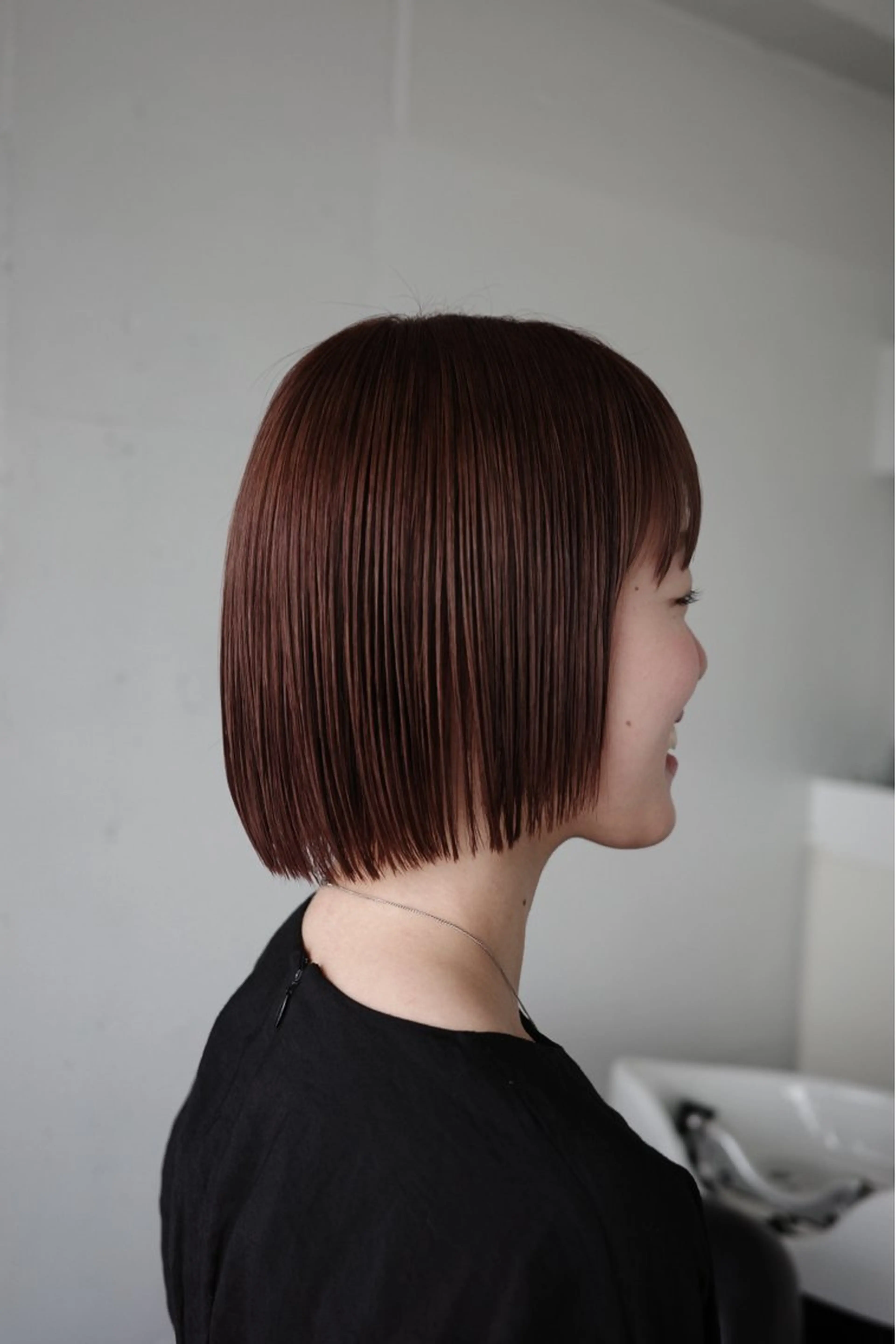 ショート カラー ヘアカラー トリートメント 髪質改善/縮毛矯正/ 透明感カラーYUMAのヘアスタイル