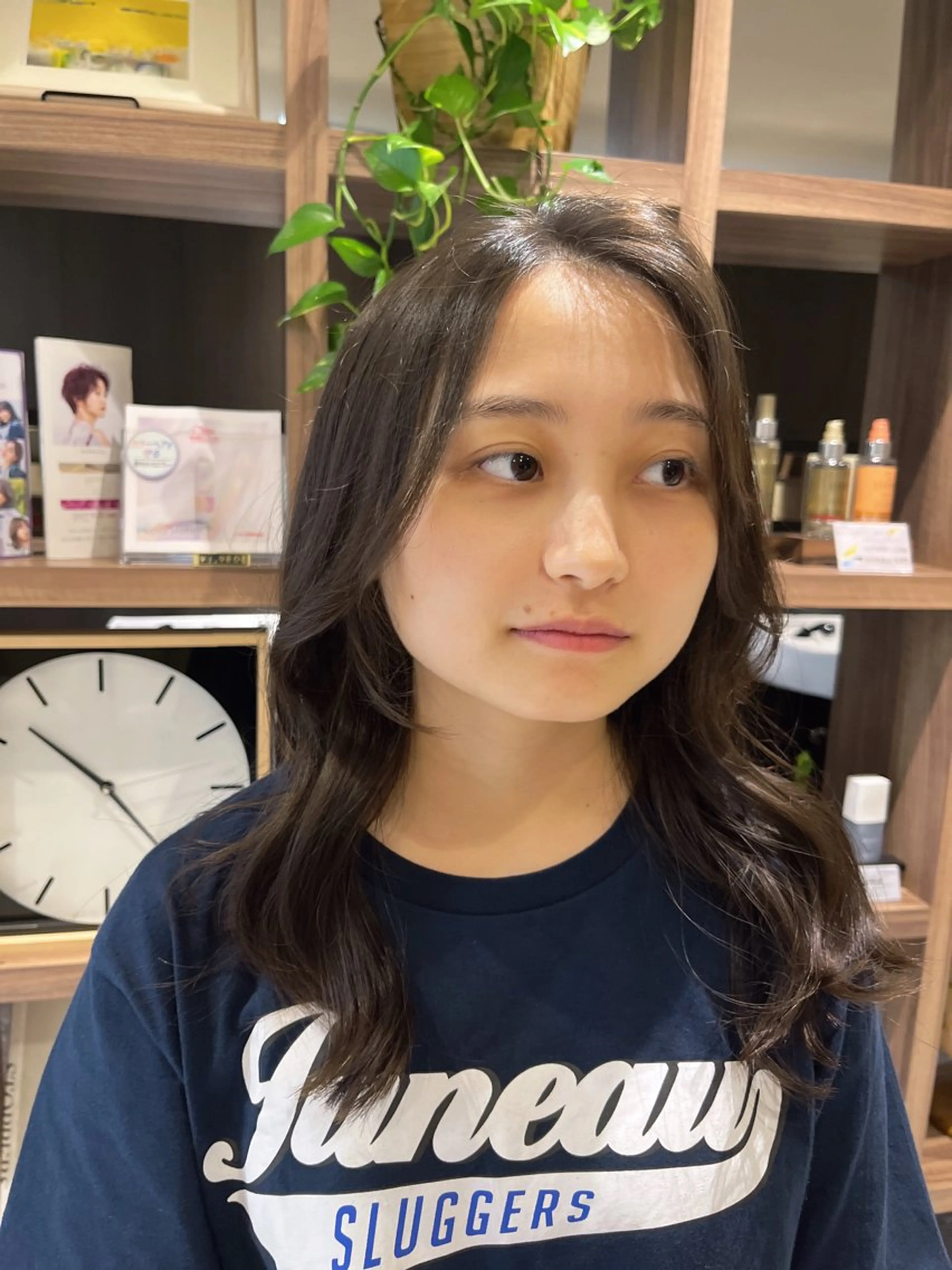 セミロング 顔周りカット dogstar小林諒 パーマ/レイヤーのヘアスタイル