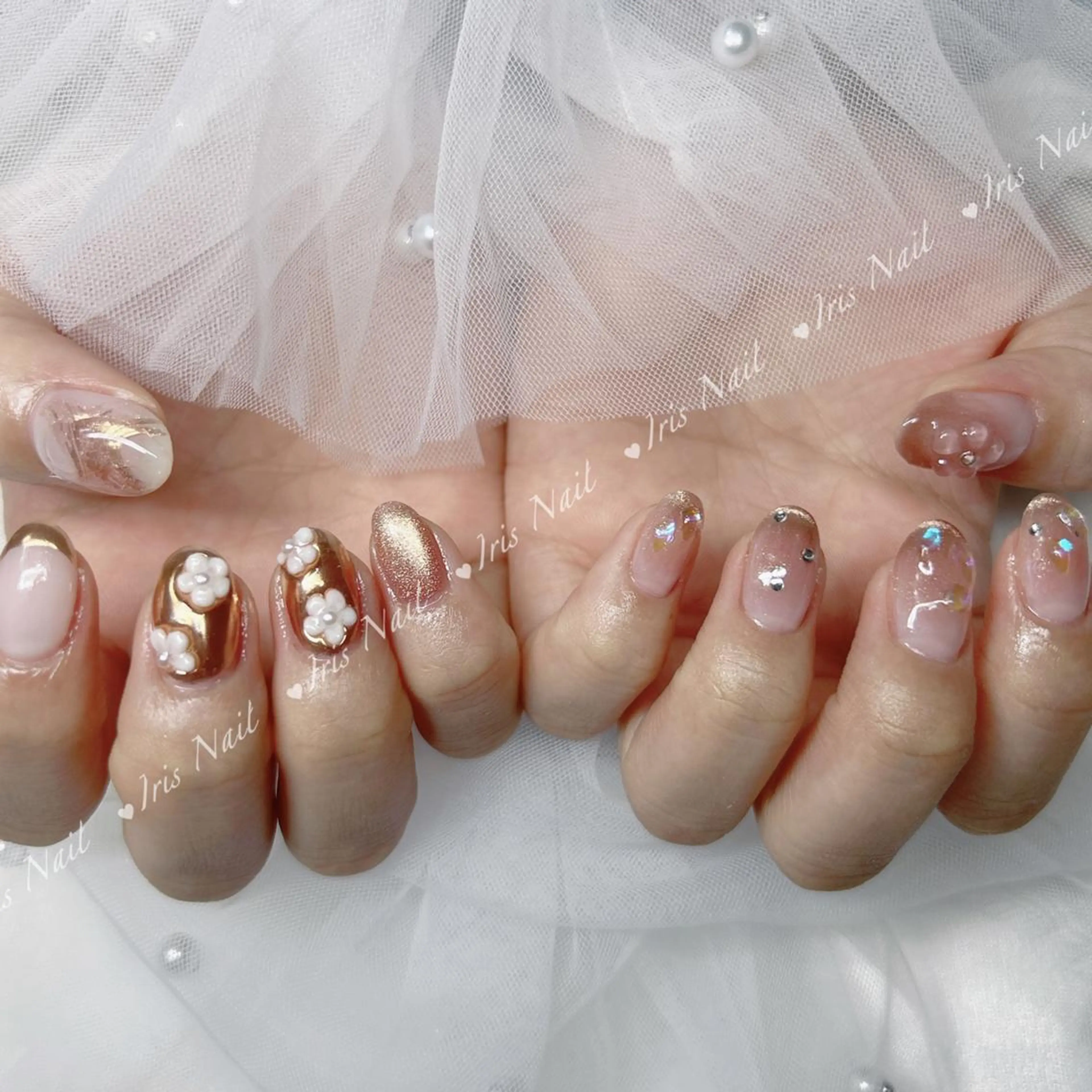 ネイル ハンドネイル ハンドケア 🍒IRIS Nail🌸のネイルデザイン