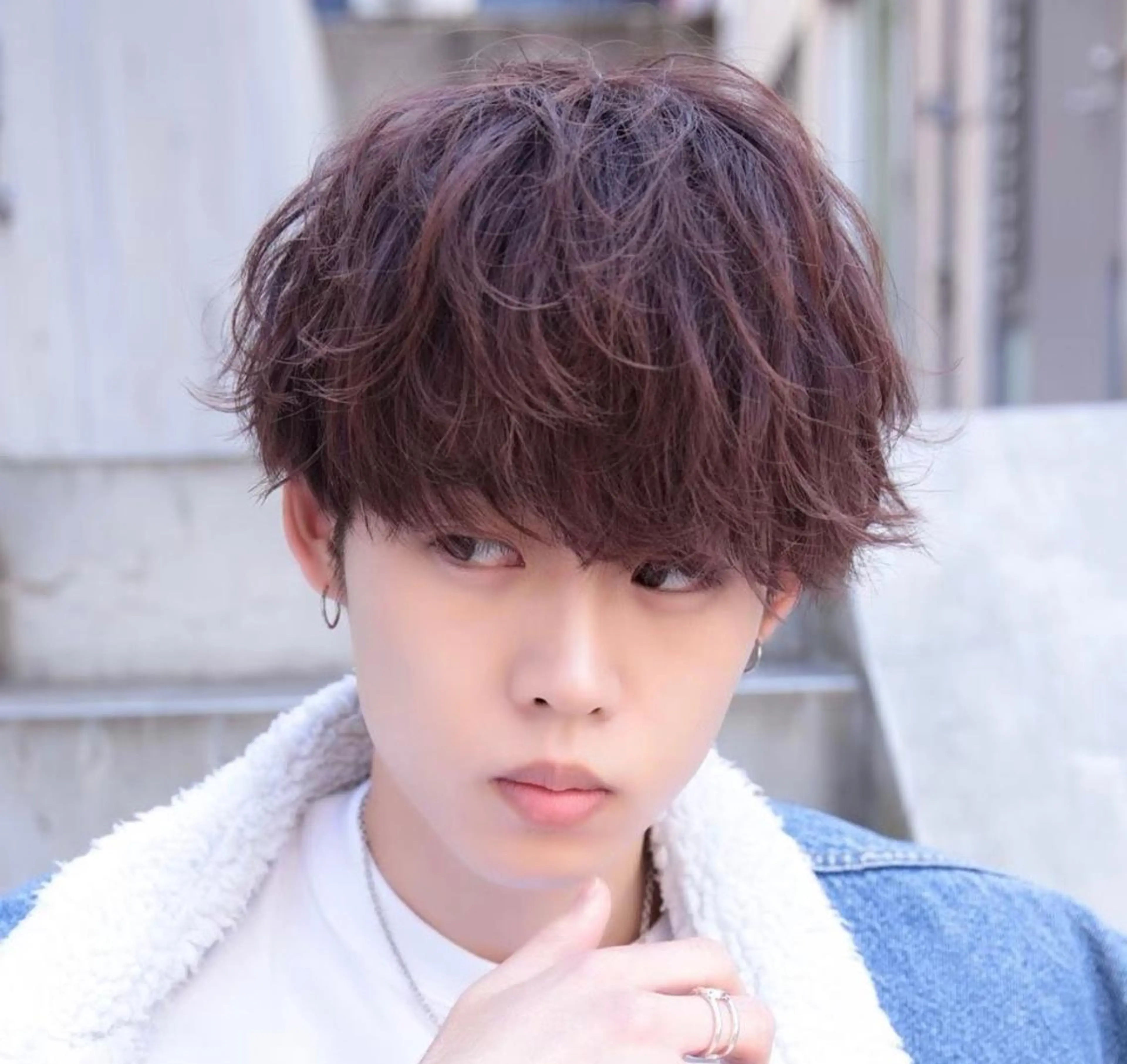 メンズ カット パーマ トリートメント ヘアセット メンズヘア特化 パーマ 縮毛矯正🔷のヘアスタイル