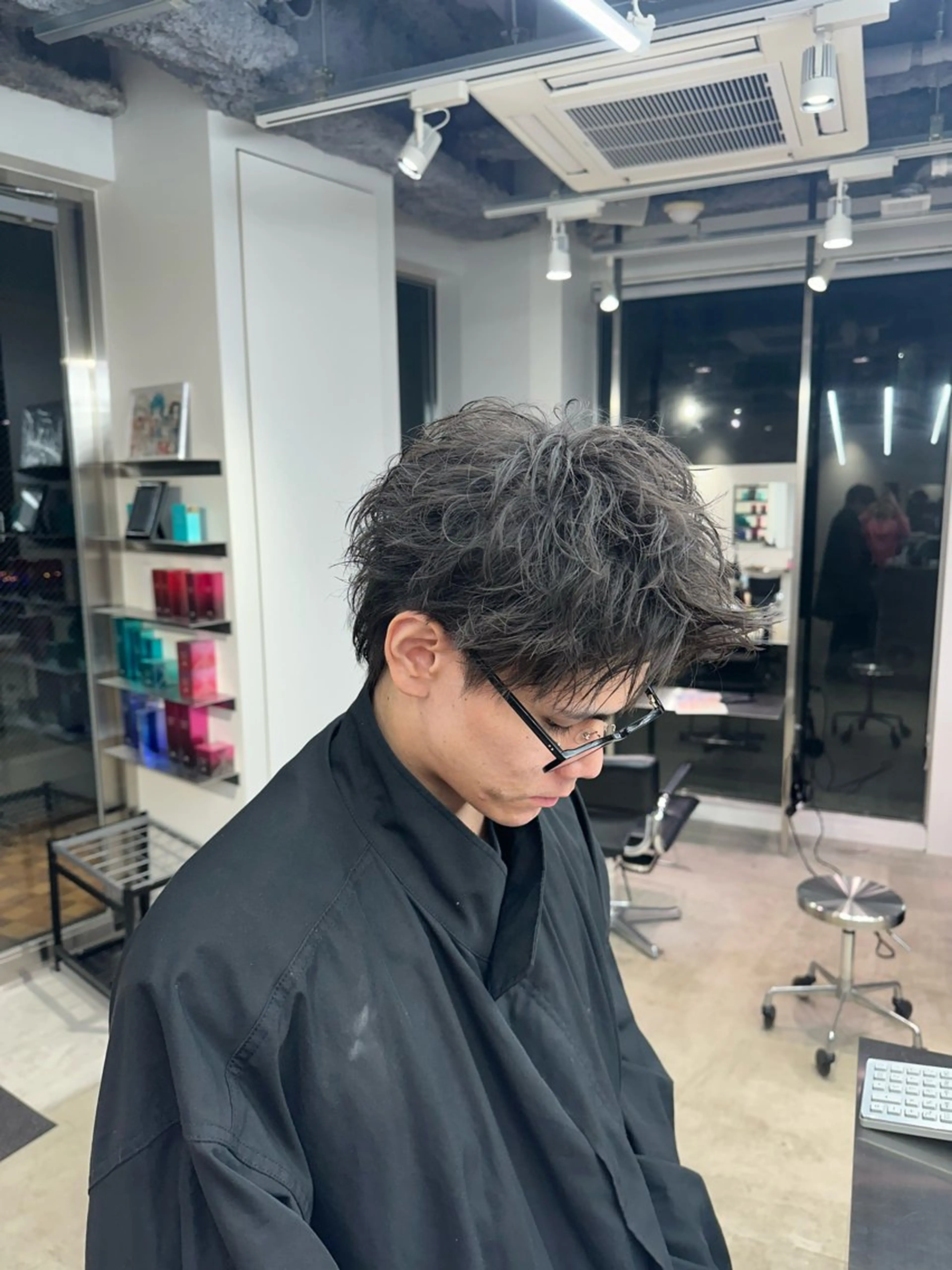 パーマ メンズ レディース／メンズ パーマ特化／内山遥斗のヘアスタイル