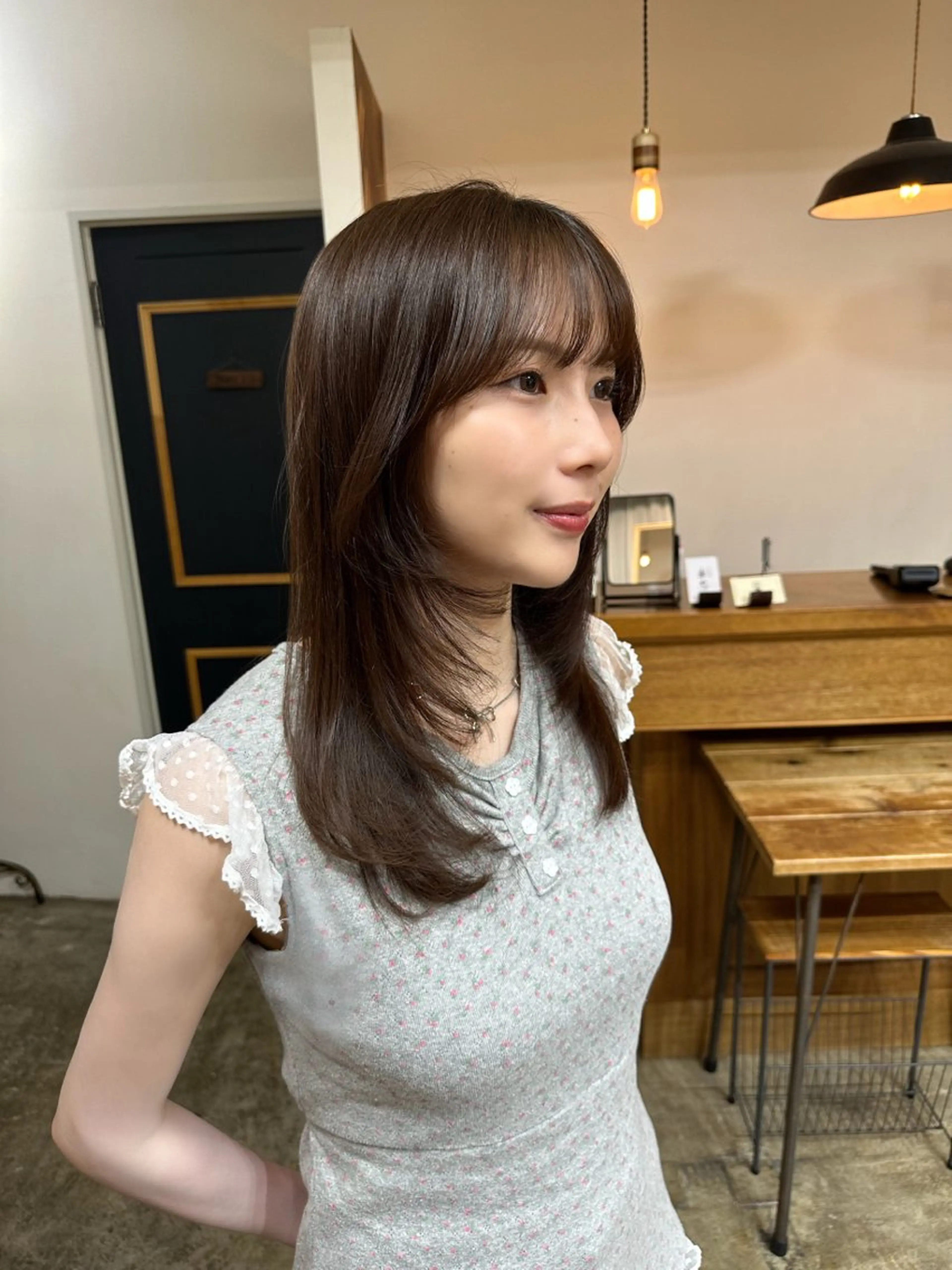 ミディアム NAGISA 🎀透明感カラー🎀のヘアスタイル