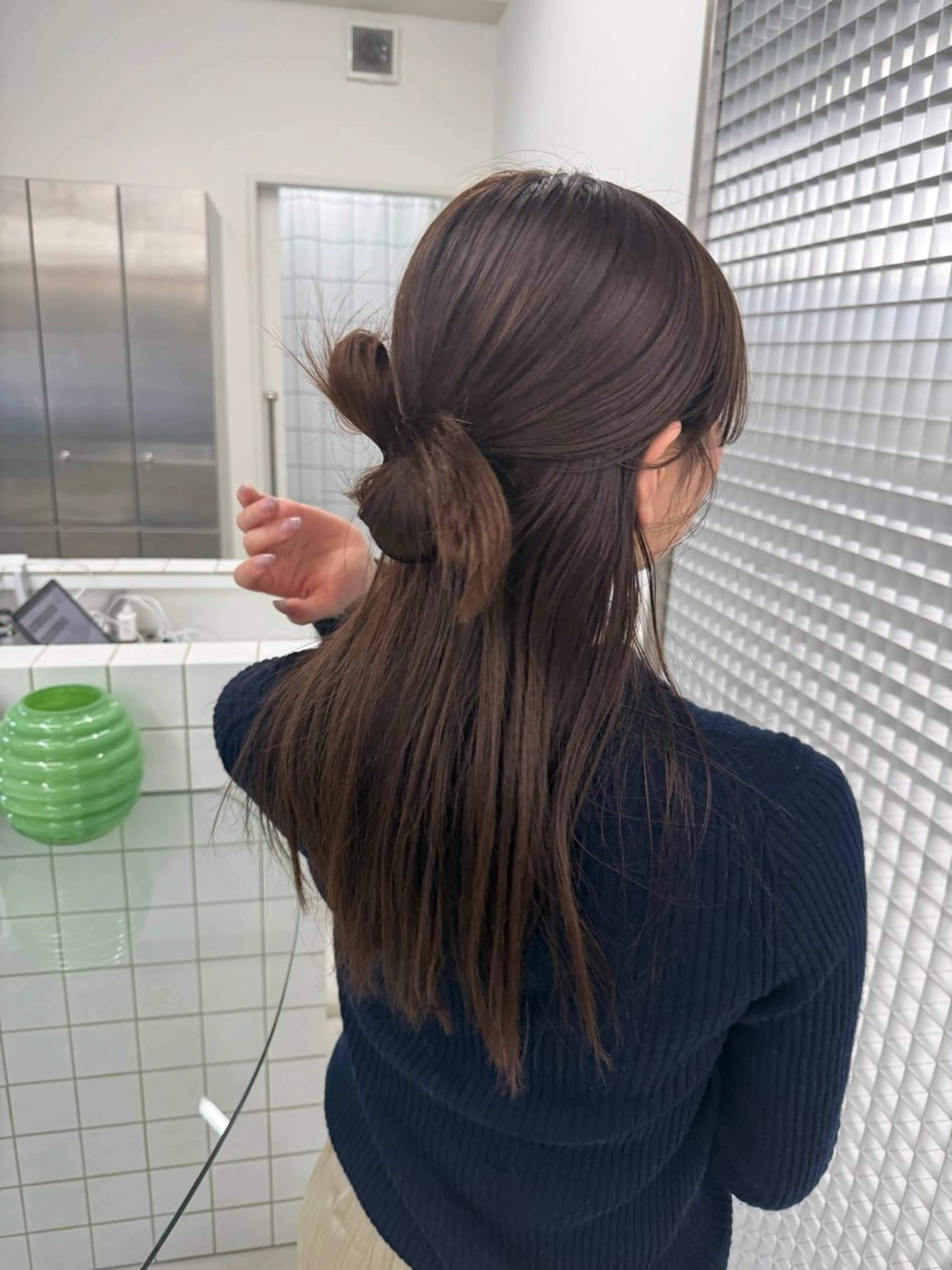 ロング カラー カット ヘアカラー トリートメント 表参道🌿赤み消し カラー/チナツのヘアスタイル