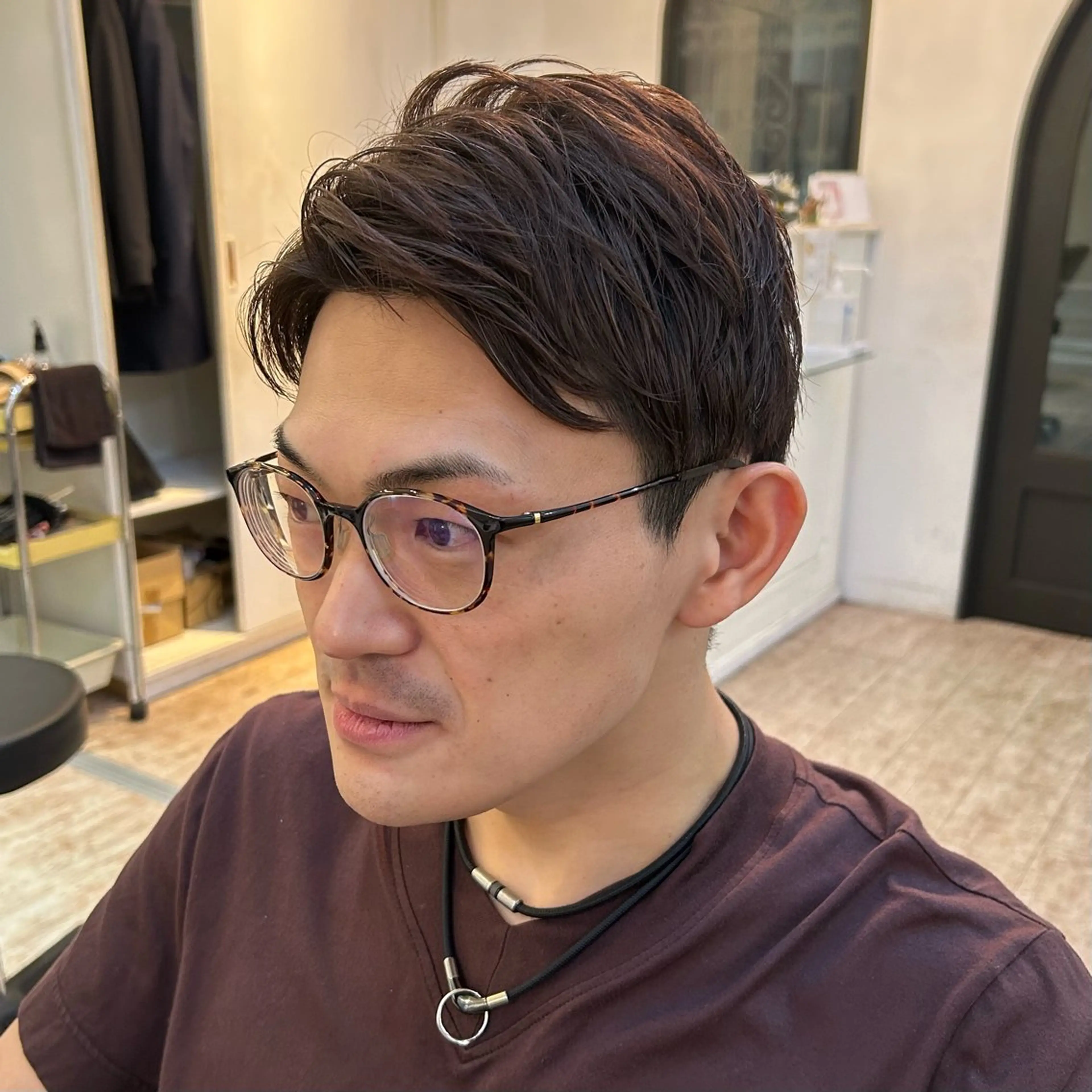 パーマ メンズ 透明感カラー🧸艶髪 🫧manamiのヘアスタイル