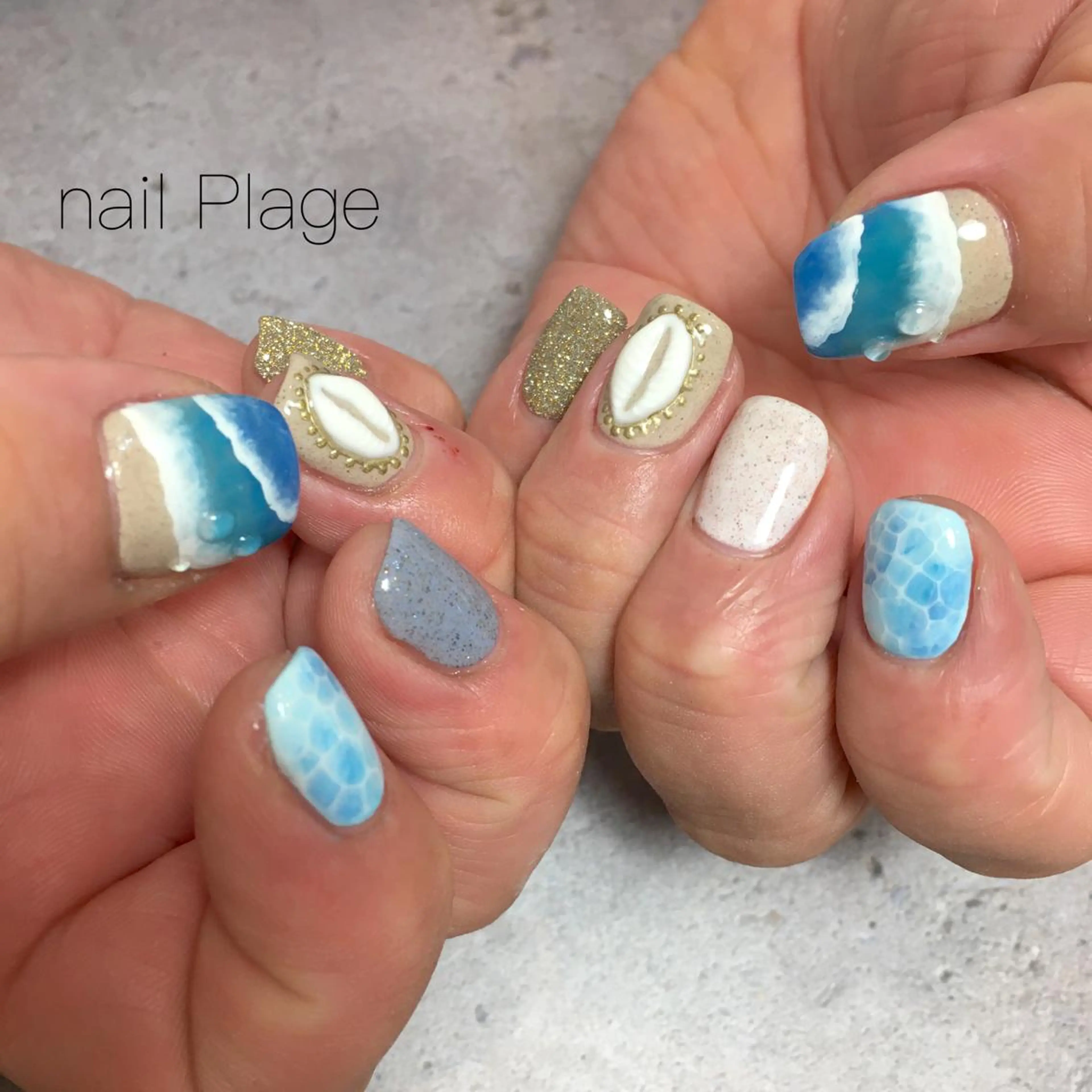 ネイル nail Plage Imai kanaのネイルデザイン