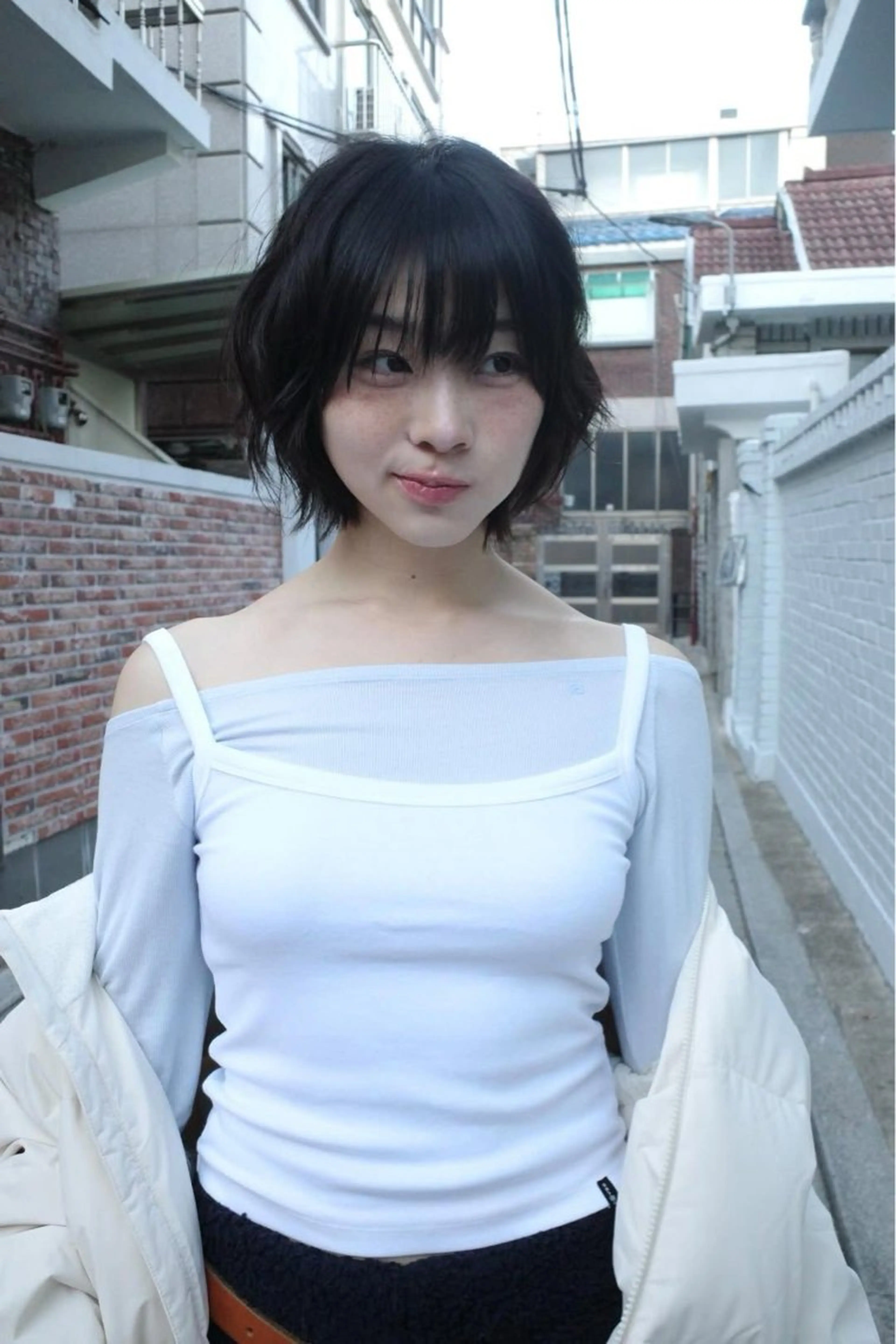 ショート riria/ボブ /透明感カラー🎀のヘアスタイル