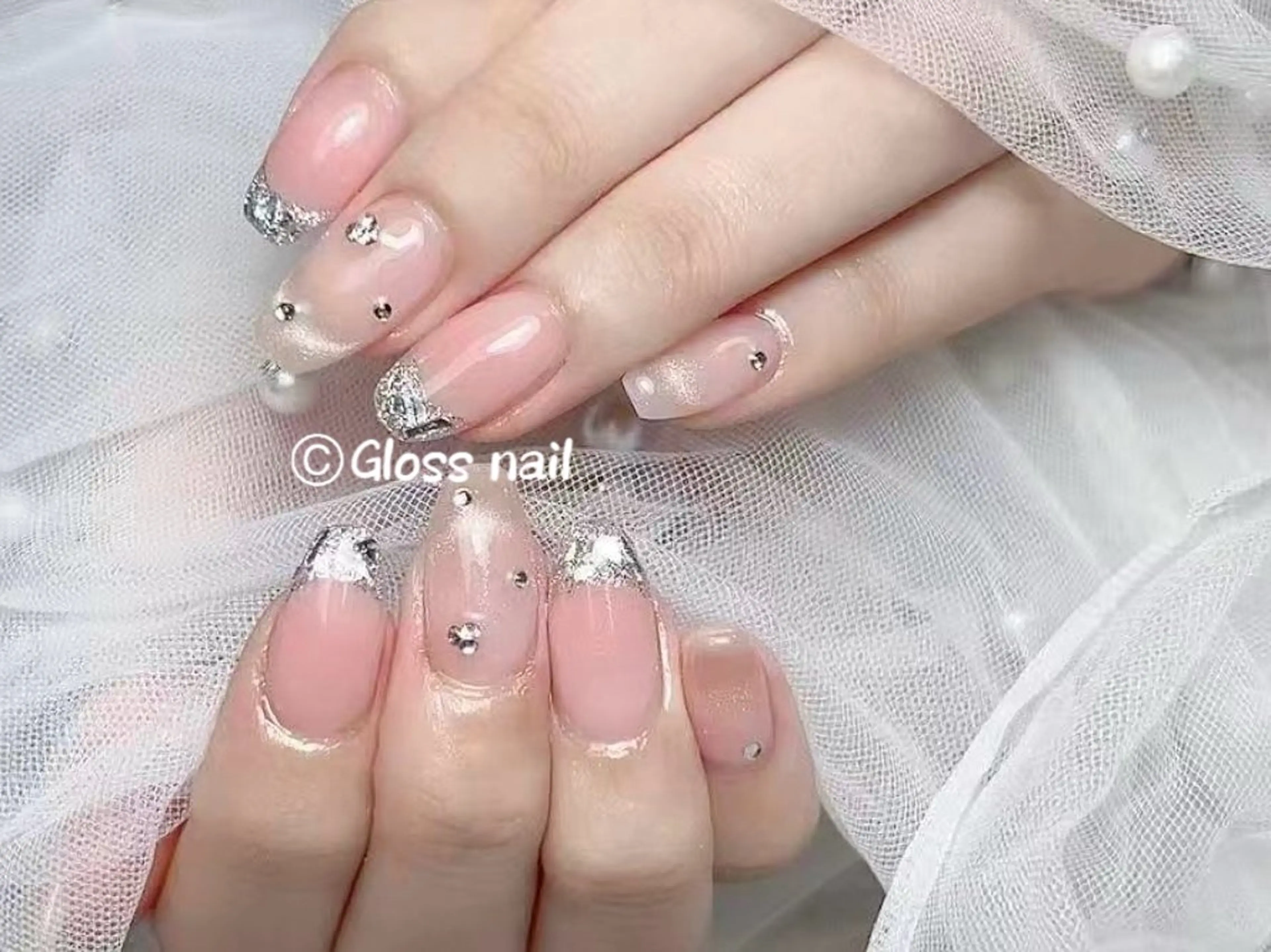 ネイル ハンドネイル Meri💅ジェル& チップ長さだし専門のネイルデザイン
