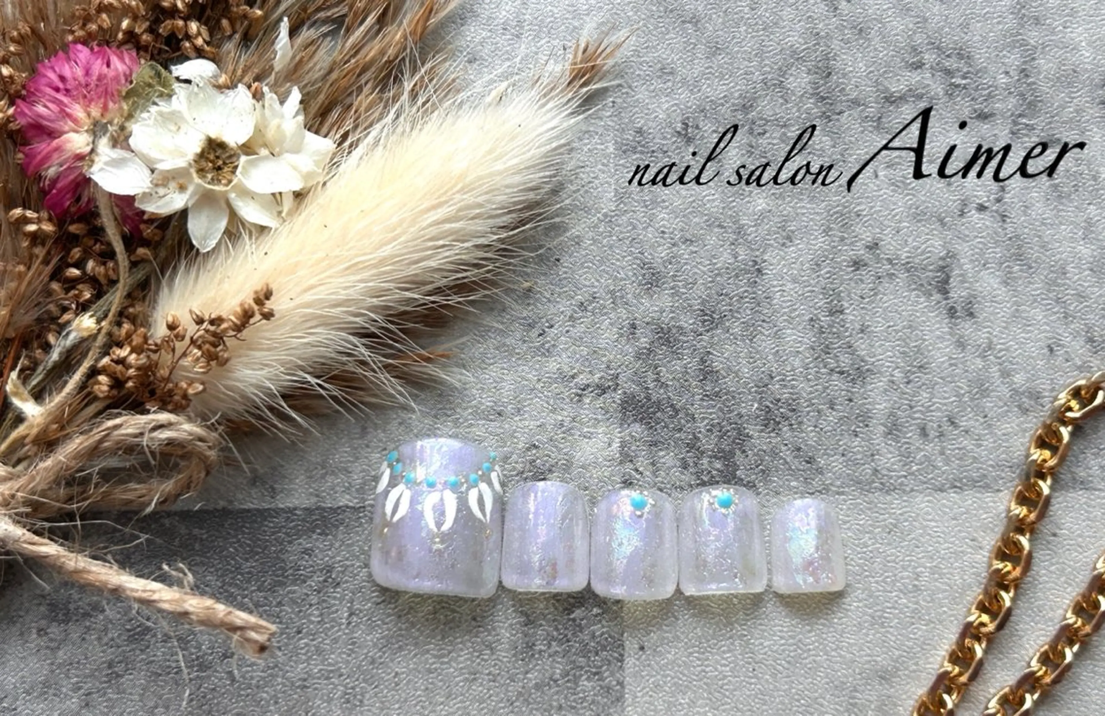 ネイル フットネイル nail salon Aimerのネイルデザイン