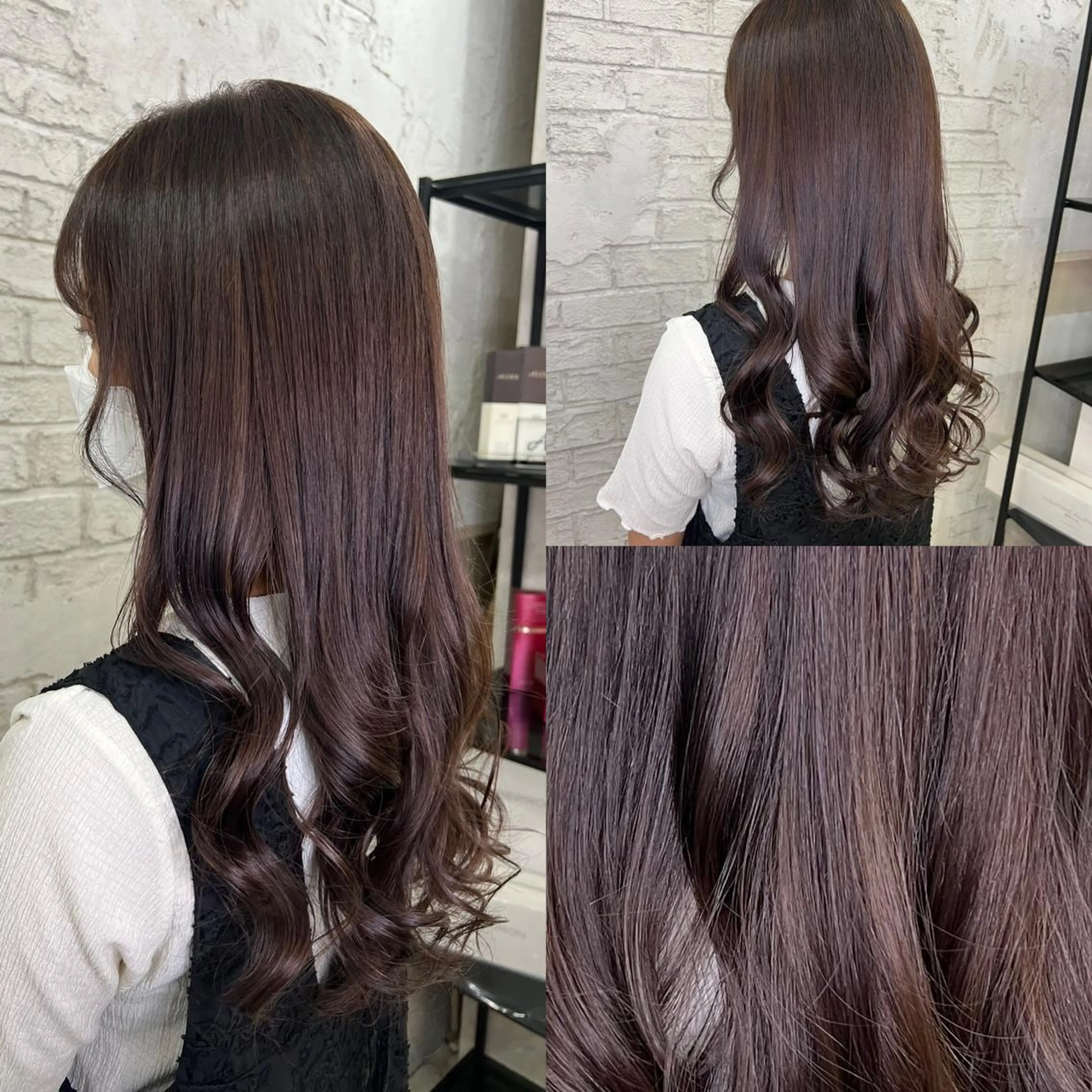 ロング カラー ヘアカラー エクステ＆艶カラー 🎀YURINA🎀のヘアスタイル