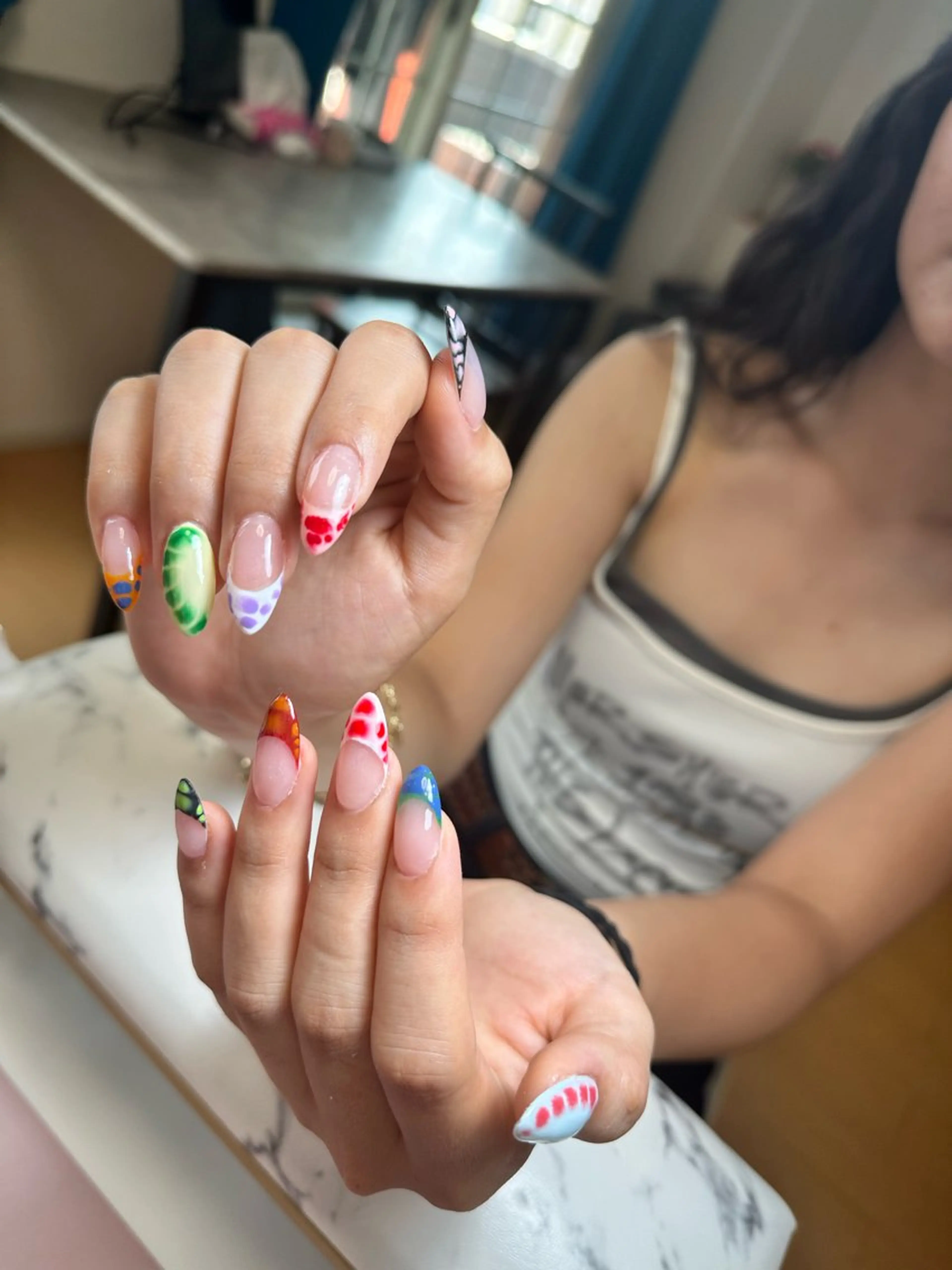 ネイル キラキラネイル 韓国ネイル ラメ(グリッター) ネイルチップ MiO Nailのネイルデザイン