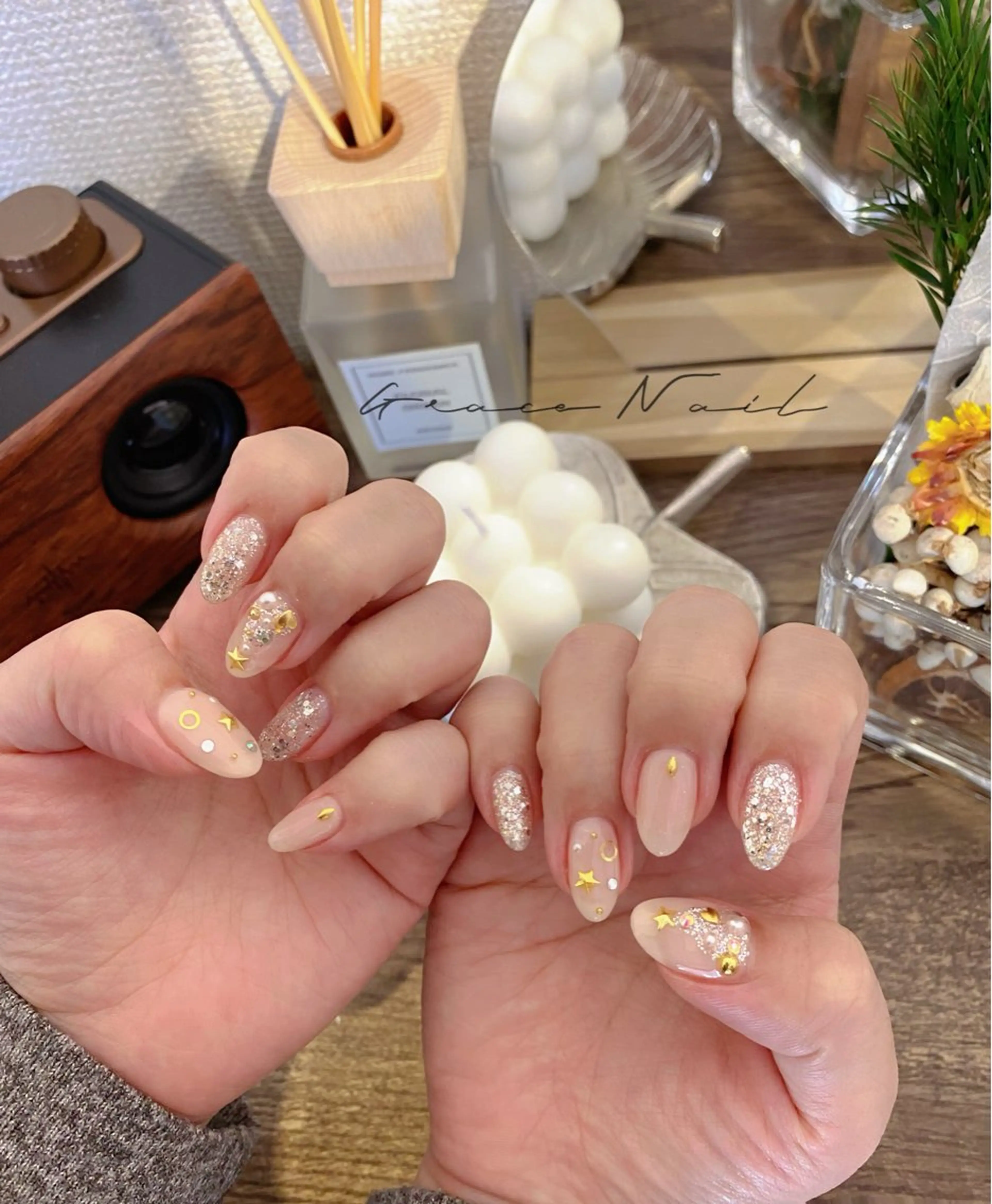 ネイル ハンドネイル ☆*｡Grace Nail｡*☆のネイルデザイン